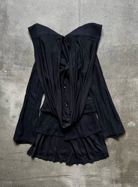 Other Kohshin Satoh 1990s Asymmetrical Deconstructed Patchwork Top Size XL / US 12-14 / IT 48-50 - 4 Thumbnail