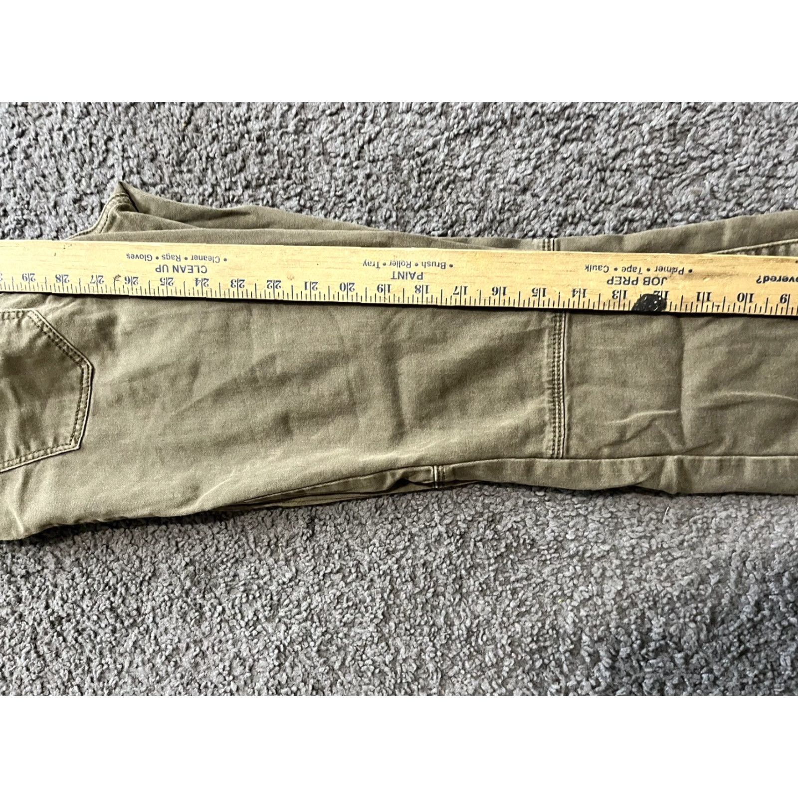 Vintage BLANKNYC Denim Olive Green Utility Pants 26 Zipper Accent Skinny Army Cargo Women Pants 26 Olive Green Zipper Army Skinny Denim Cargo Women Size 26" / US 2 / IT 38 - 7 Thumbnail