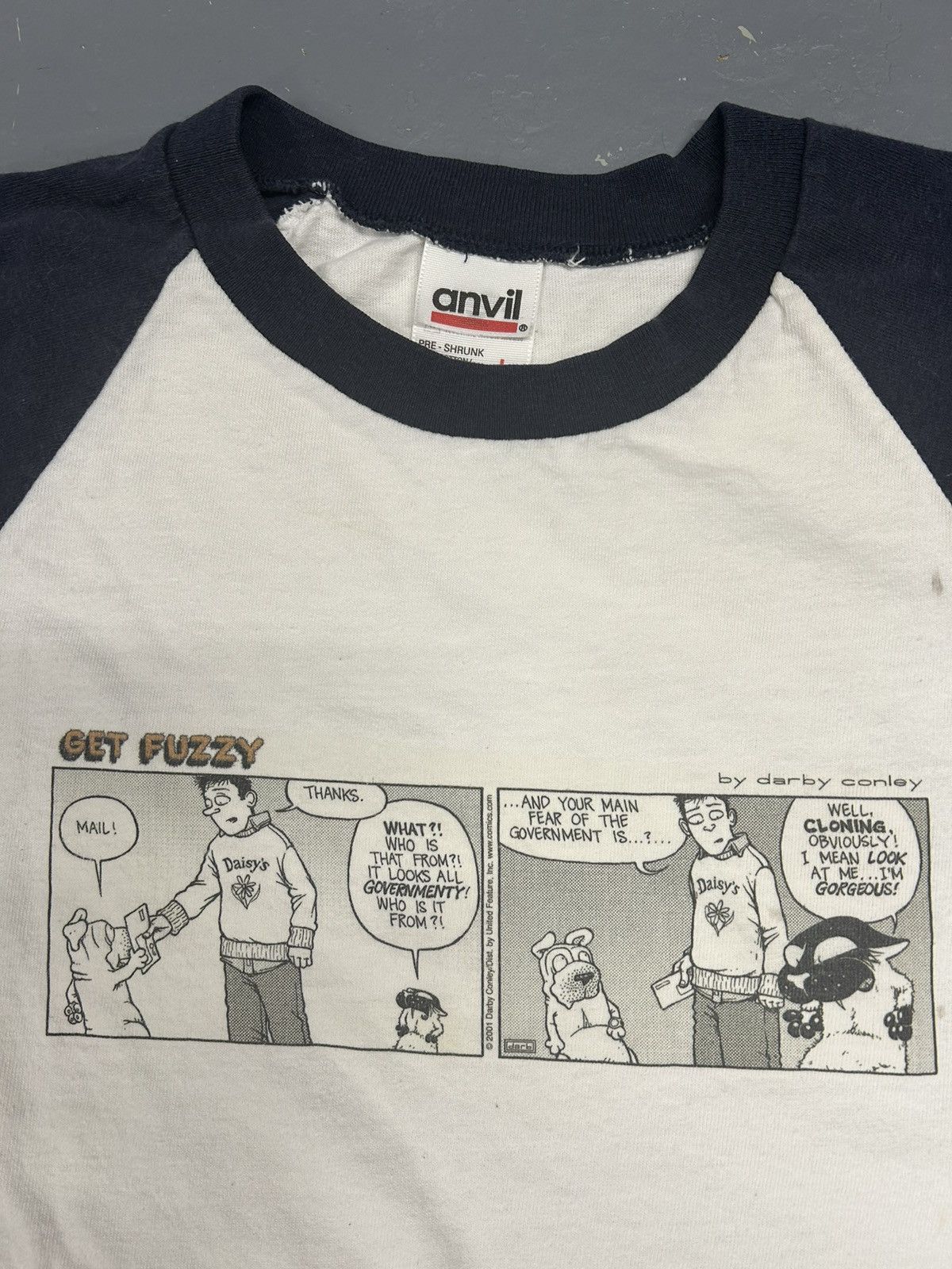 Vintage Crazy Vintage Y2K Essential Comic Book Longsleeve Tee Shirt Size US L / EU 52-54 / 3 - 2 Thumbnail
