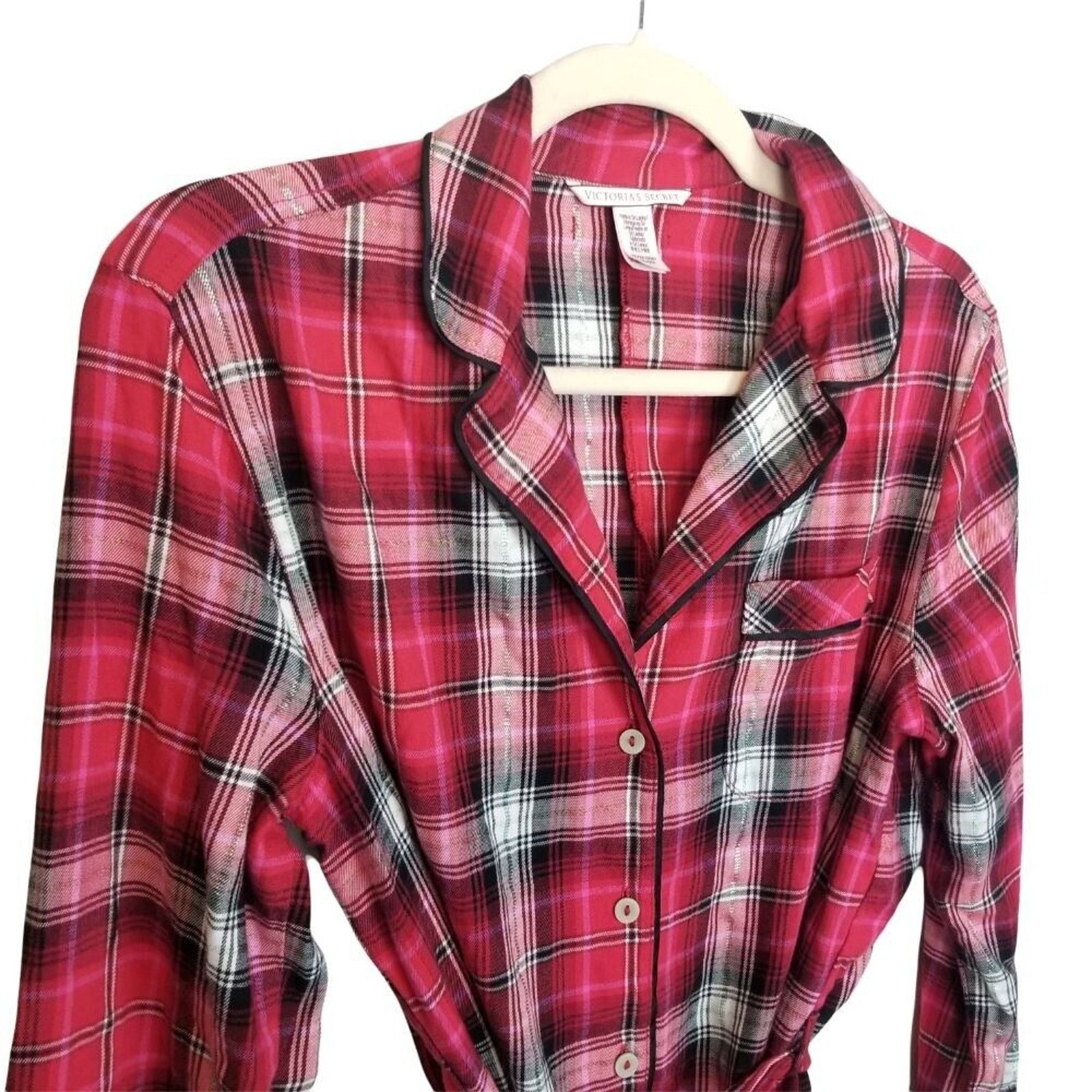 Victoria's Secret Victorias Secret Plaid Romper Sleepwear XS Holiday Preppy Size ONE SIZE - 6 Thumbnail