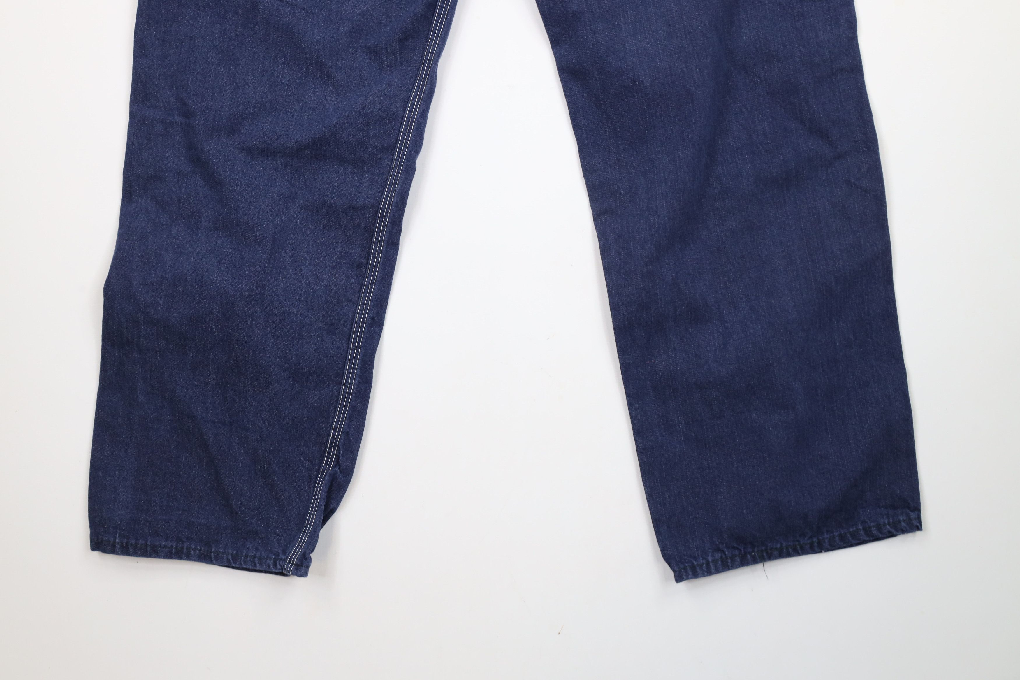 Vintage Vintage 60s 70s Streetwear Wide Leg Dungaree Denim Jeans Size US 32 / EU 48 - 10 Thumbnail