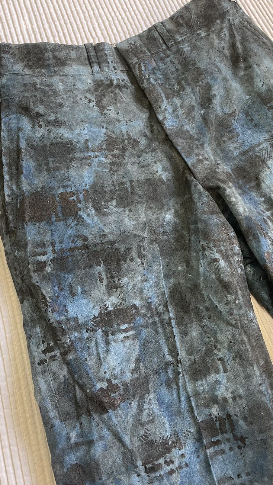 Designer Blackwatch Hand Painted Pants Size US 29 - 3 Thumbnail