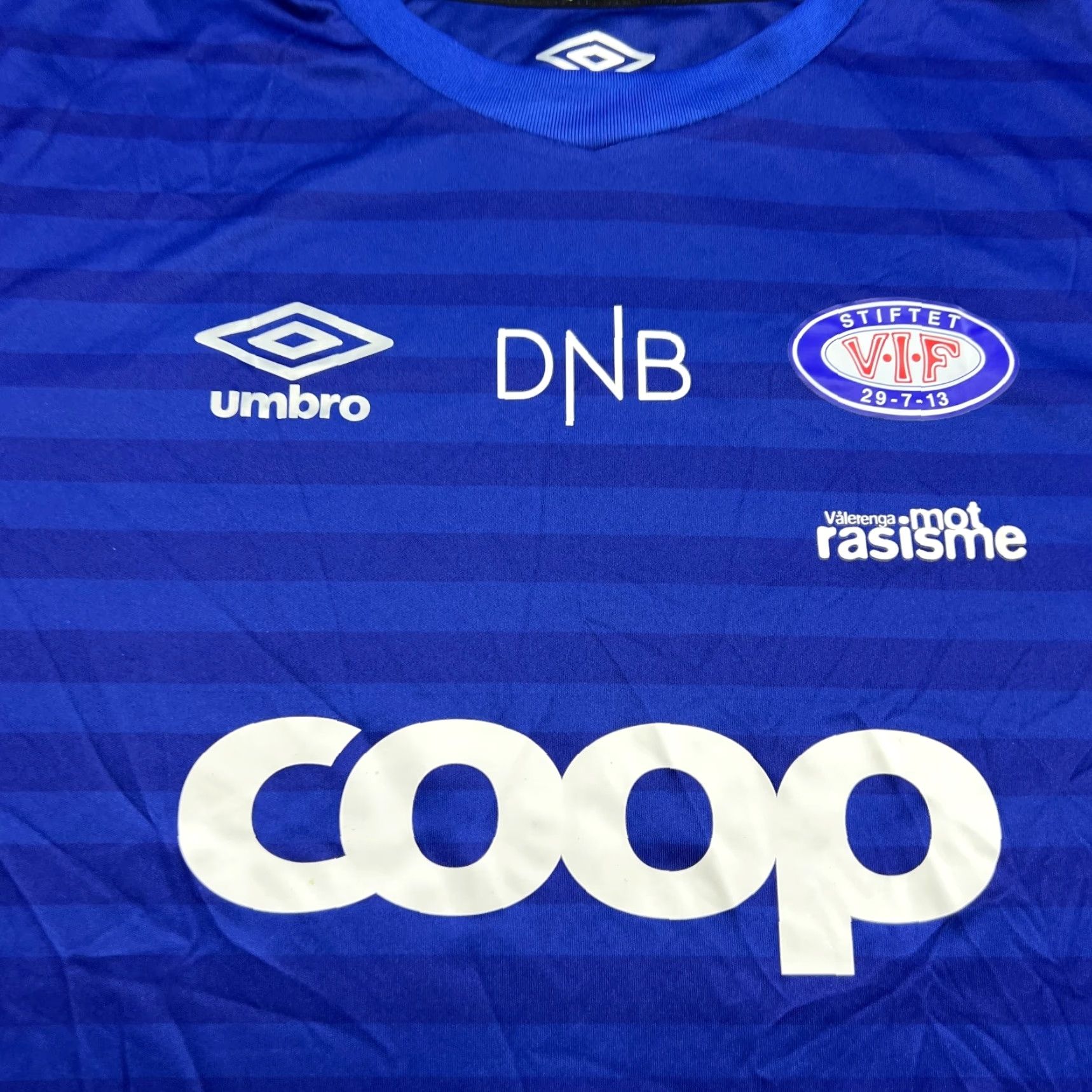 Umbro Umbro Valerenga Football Jersey Shirt Mens Large Blue Training Short Sleeve T-Shirt Sports Jersey Size US L / EU 52-54 / 3 - 5 Thumbnail
