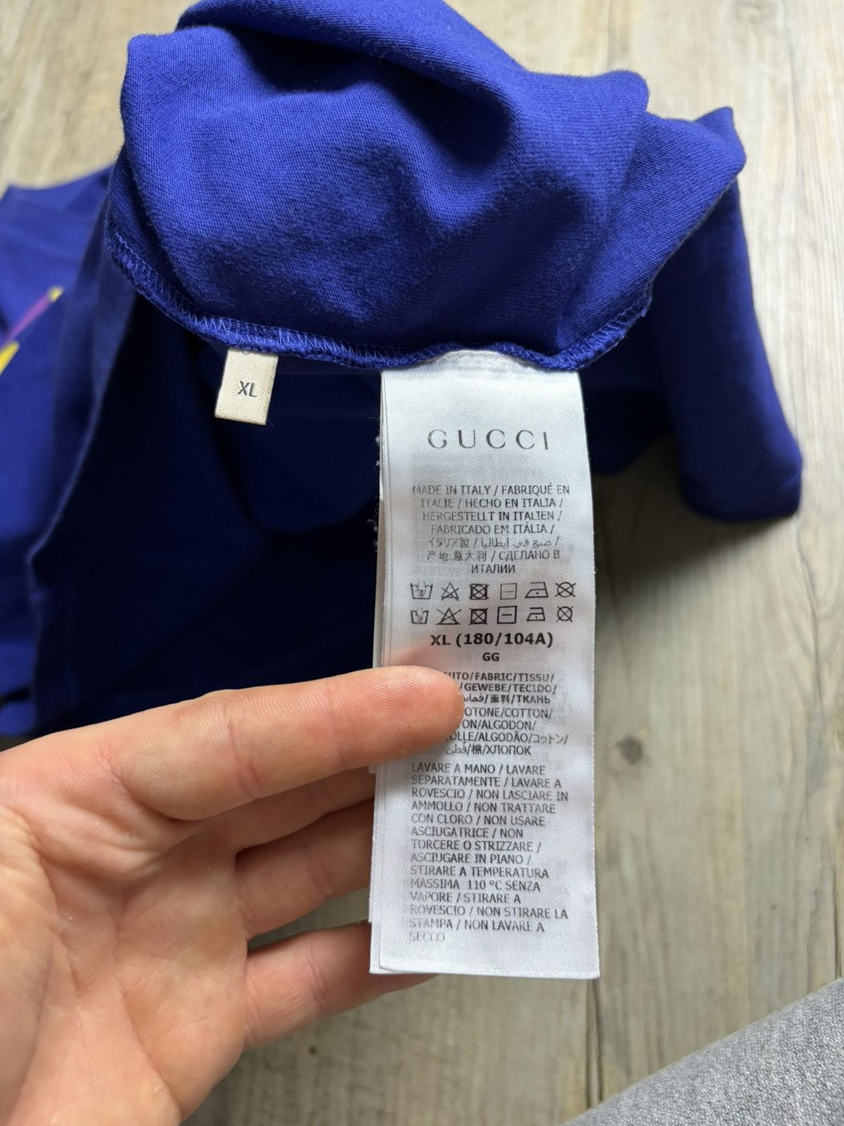 Gucci Gucci mirror tee Size US XL / EU 56 / 4 - 6 Thumbnail