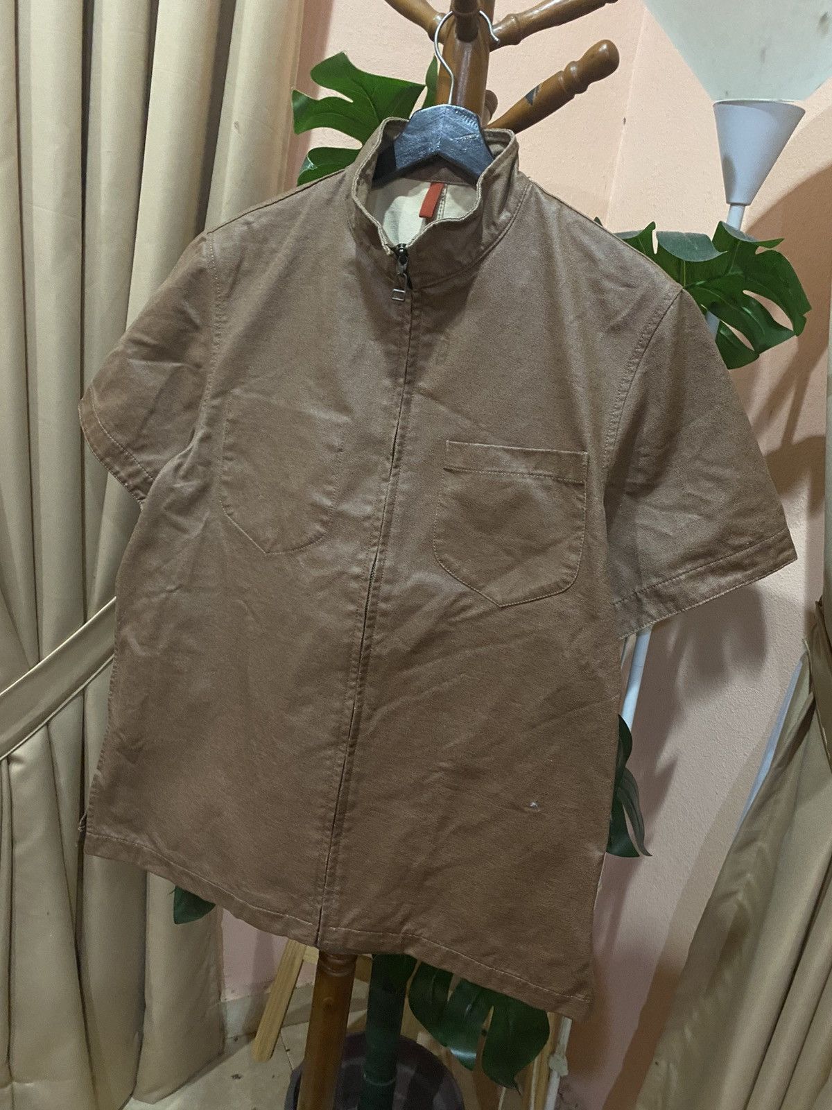 Japanese Brand VINTAGE KAZUTAKA KATO JAPANESE WORKER ZIPPER SHIRT Size US M / EU 48-50 / 2 - 2 Thumbnail