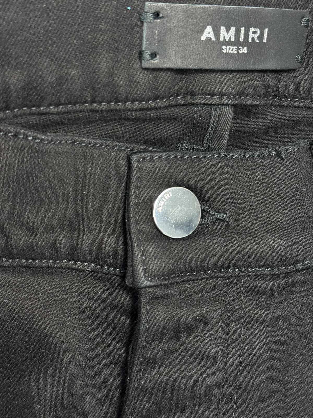 Amiri BLACK DENIM JEANS Size US 34 / EU 50 - 6 Thumbnail