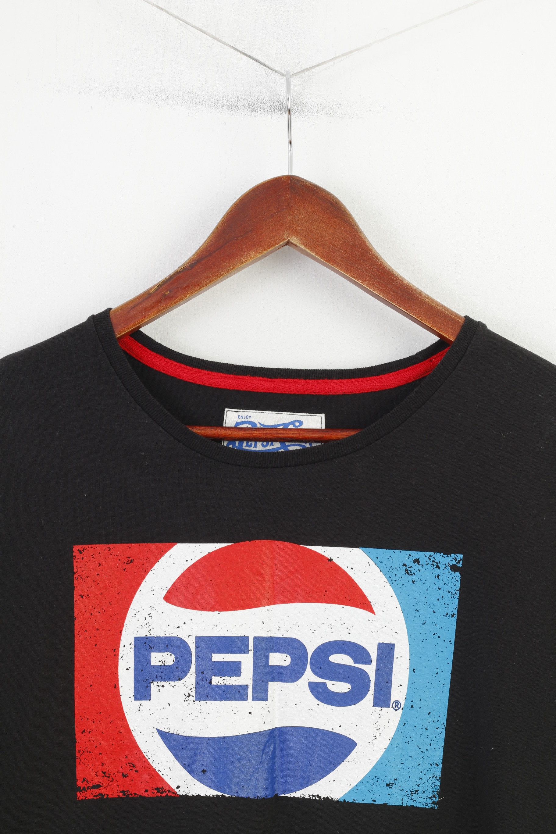 Pepsi Pepsi Cola Men L T- Shirt Black Graphic Cotton 9993 Size US L / EU 52-54 / 3 - 2 Thumbnail