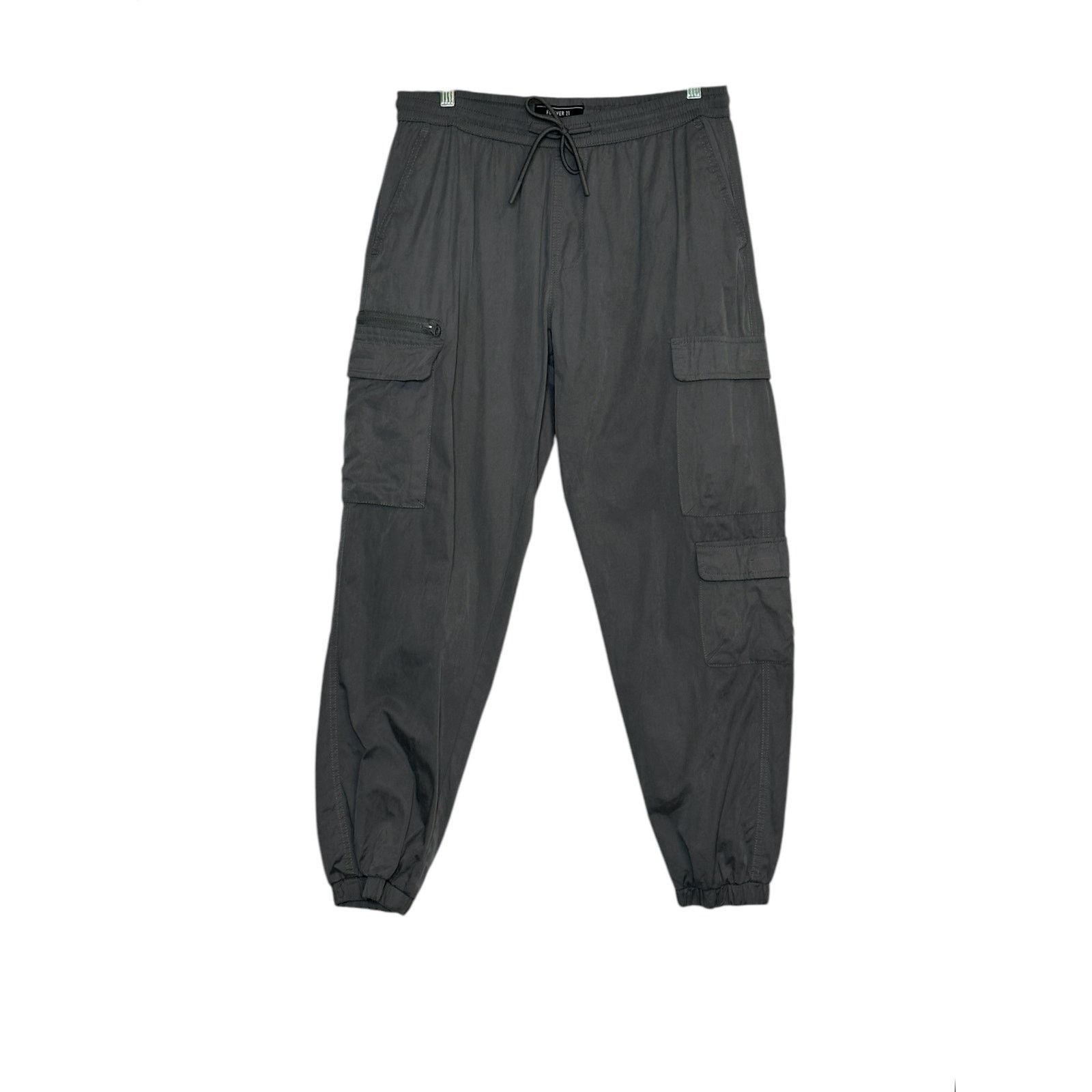 Forever 21 FOREVER 21 gray cargo casual pull on pants size Large Size US 32 / EU 48 - 6 Thumbnail