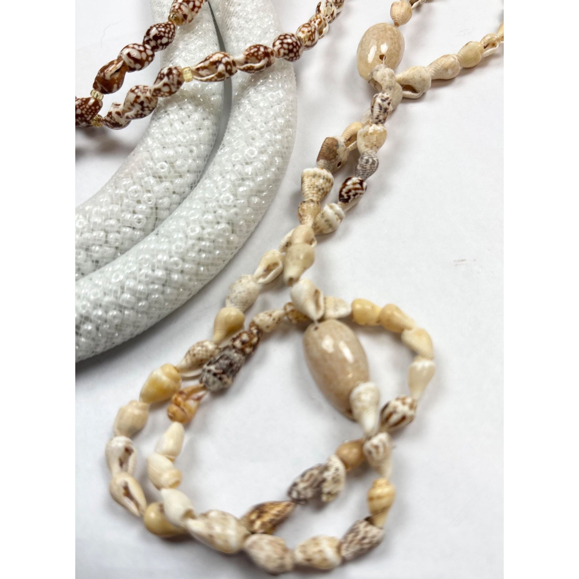 Handmade Beach-Inspired Shell & Chain Necklace Set Starfish & Seashel Size ONE SIZE - 3 Thumbnail