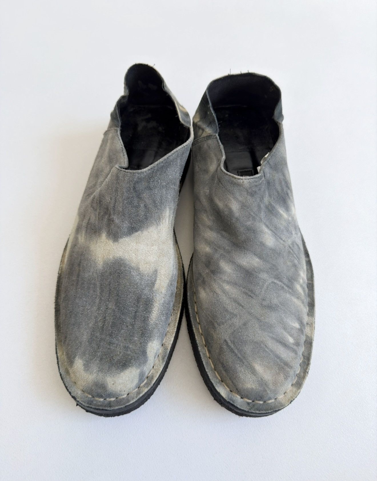 Ann Demeulemeester S/S 01 Tie Dye Suede Loafers / Mules Size US 9 / IT 39 - 11 Thumbnail