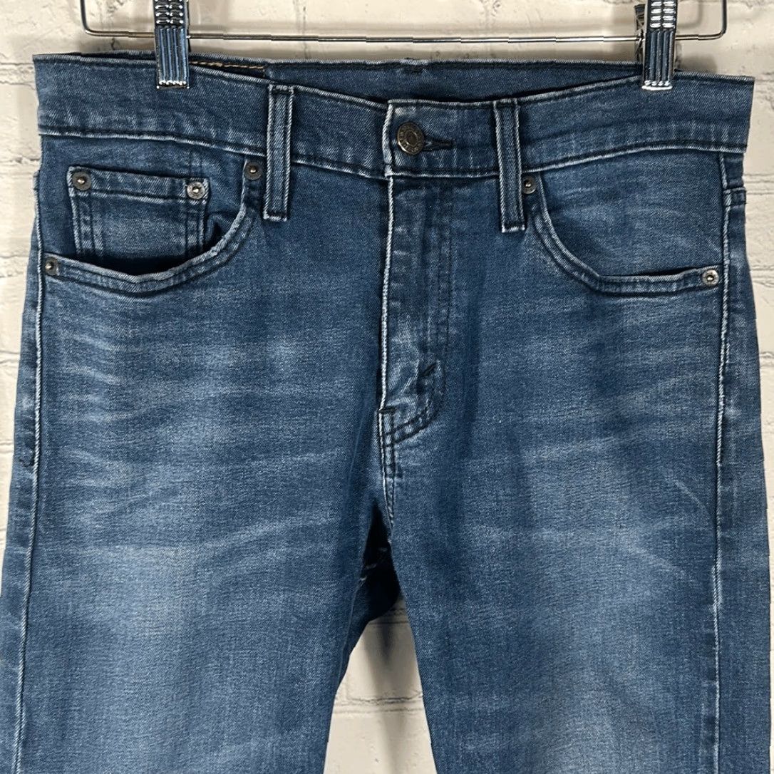 Levi's Levi’s 512 Mens Slim Taper Jeans Denim W29 L32 Blue Regular Type Jeans Size US 29 - 2 Thumbnail