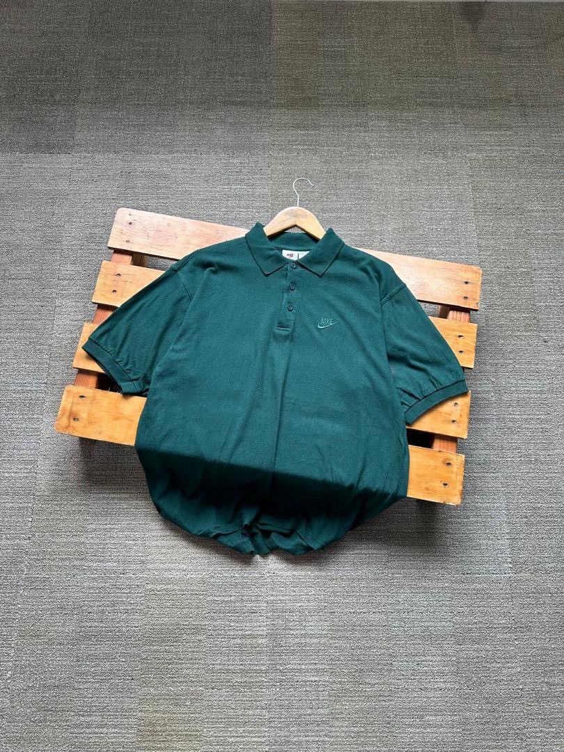 Nike VINTAGE NIKE TONAL SWOOSH POLO Size US L / EU 52-54 / 3 - 1 Thumbnail