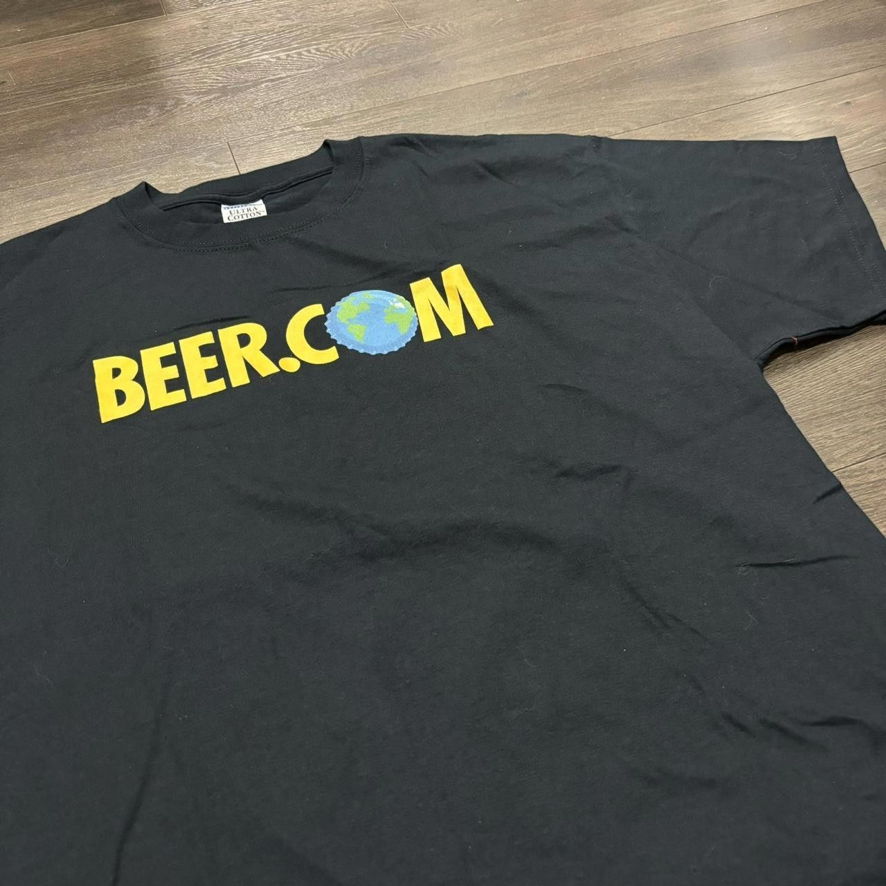 Designer Vintage Beer.com T Shirt 00s XL Size US XL / EU 56 / 4 - 3 Thumbnail