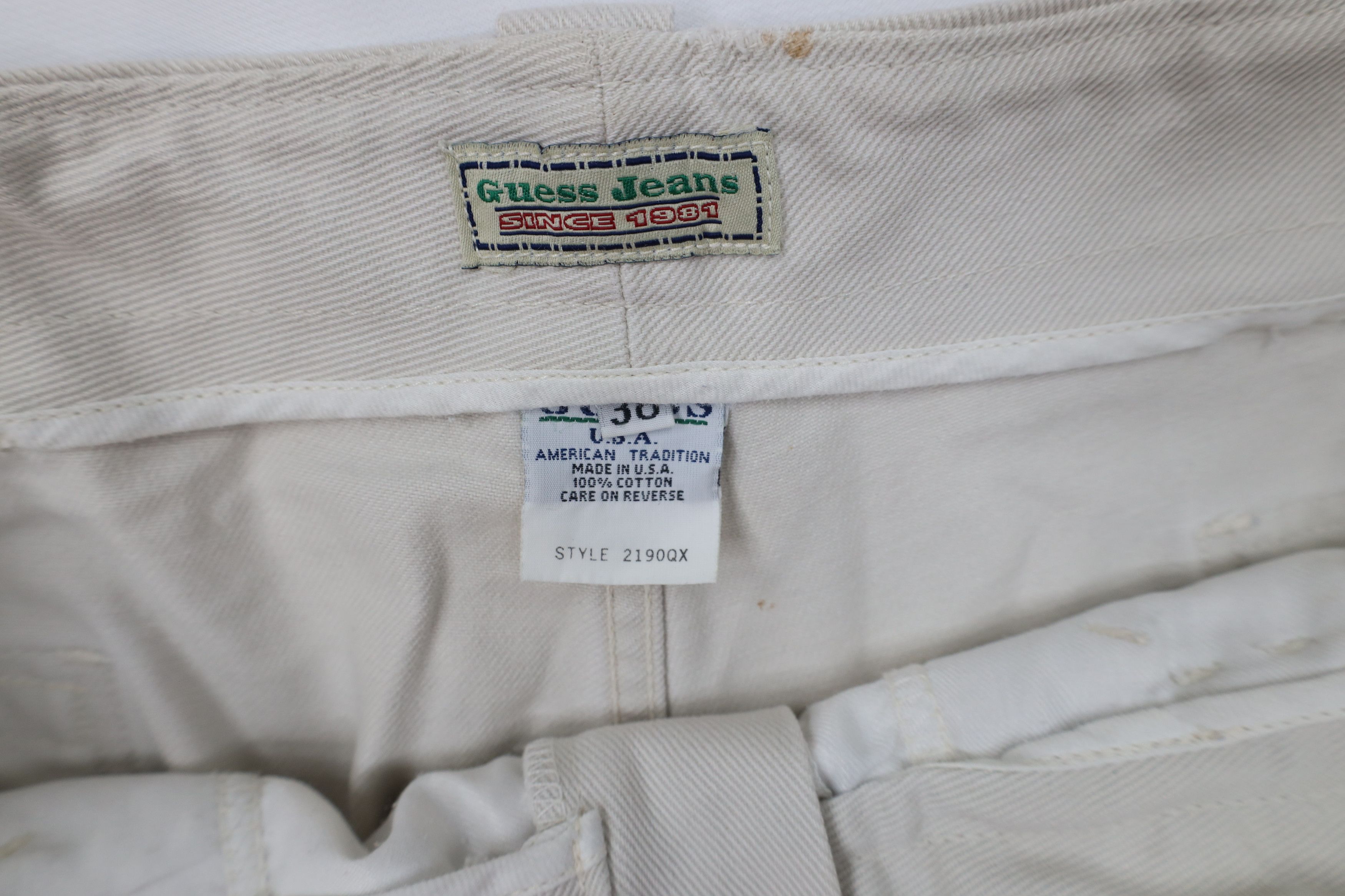 Guess Vintage 90s Guess Spell Baggy Big Pocket Denim Shorts USA Size US 38 / EU 54 - 9 Thumbnail