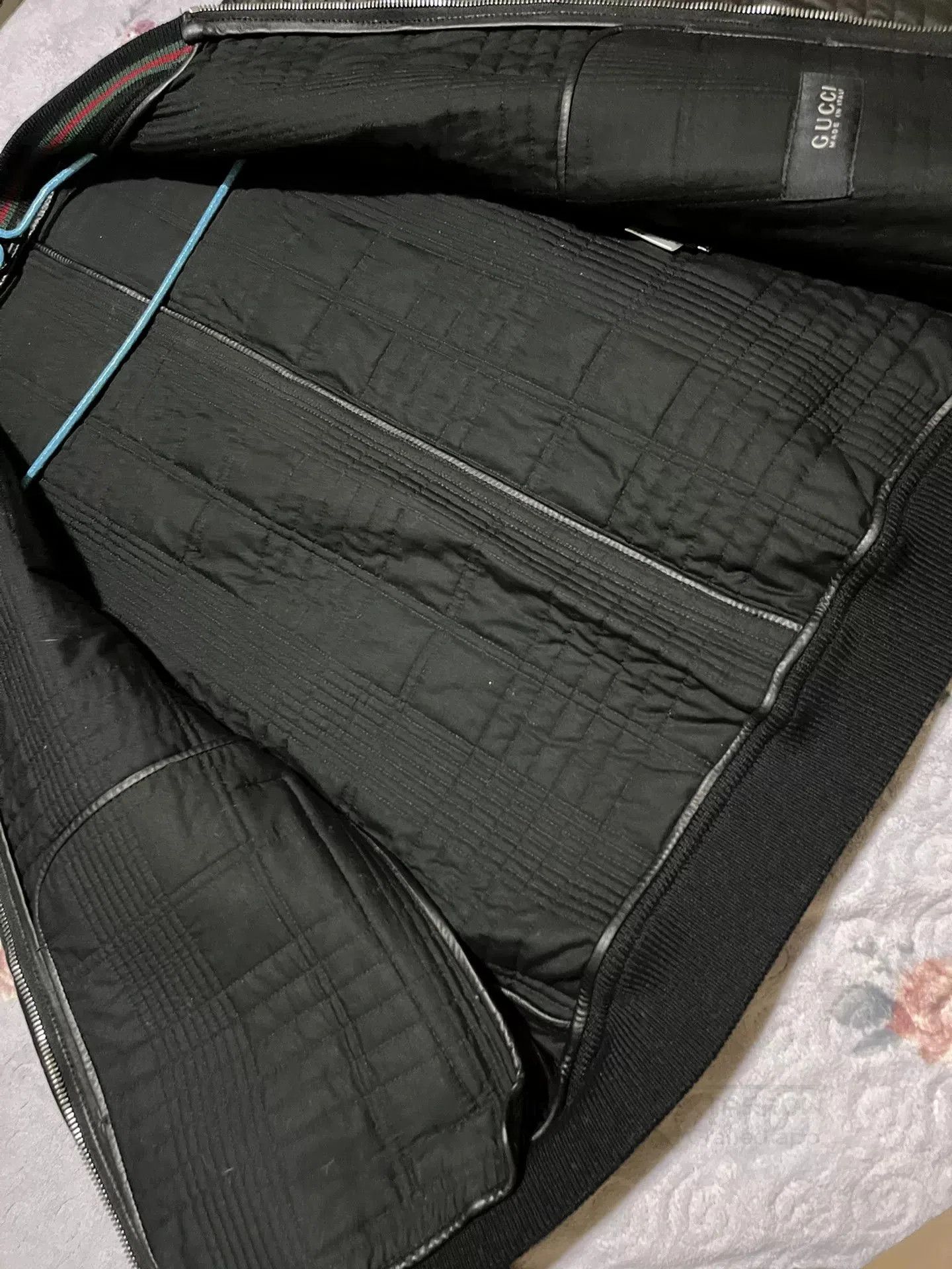 Gucci Gucci Men's Black Leather Jacket. Size US M / EU 48-50 / 2 - 4 Thumbnail