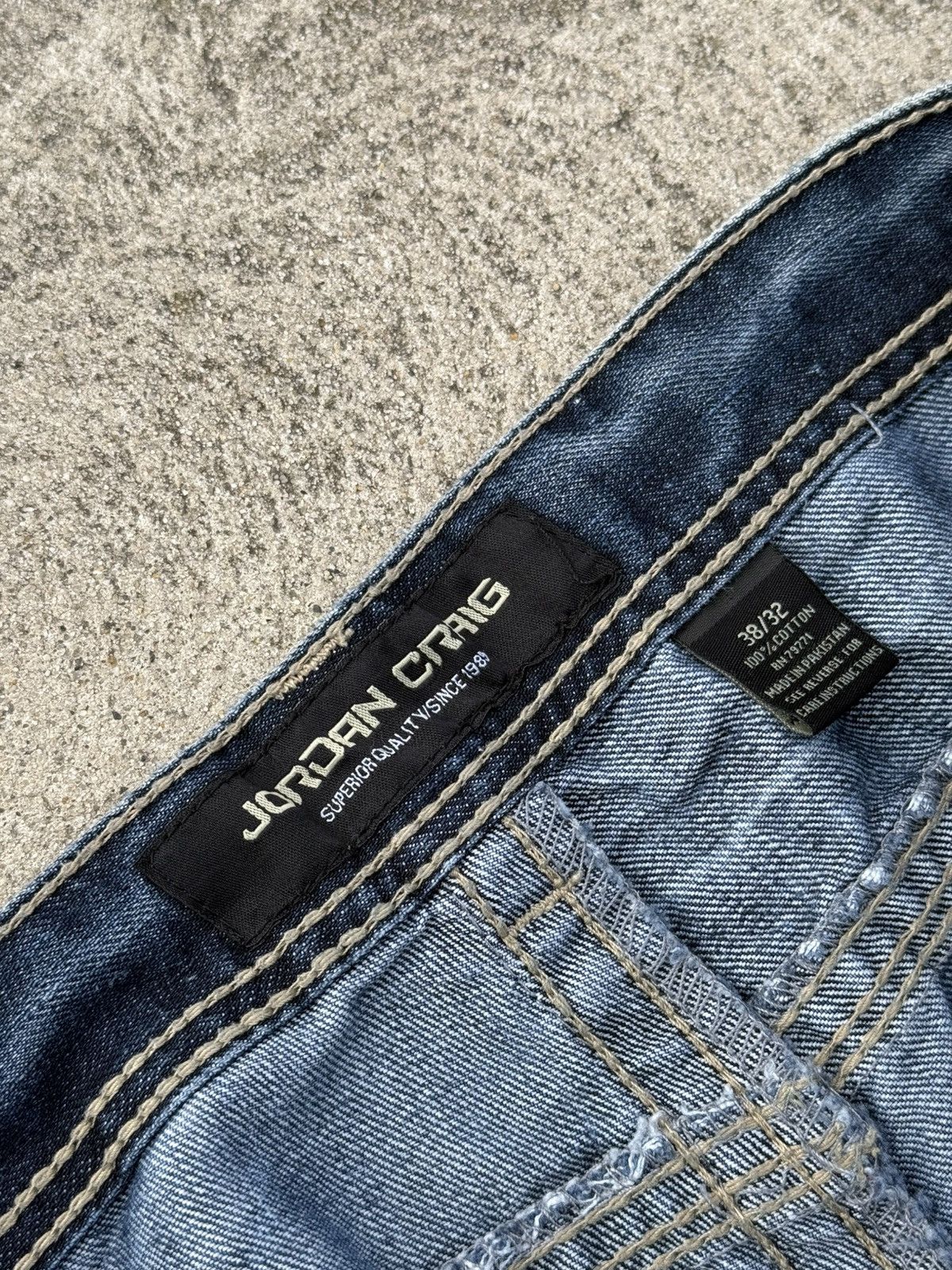 JNCO × Jordan Craig × Sean John Vintage 00’s Jordan Craig Baggy Jeans Size US 38 / EU 54 - 9 Thumbnail