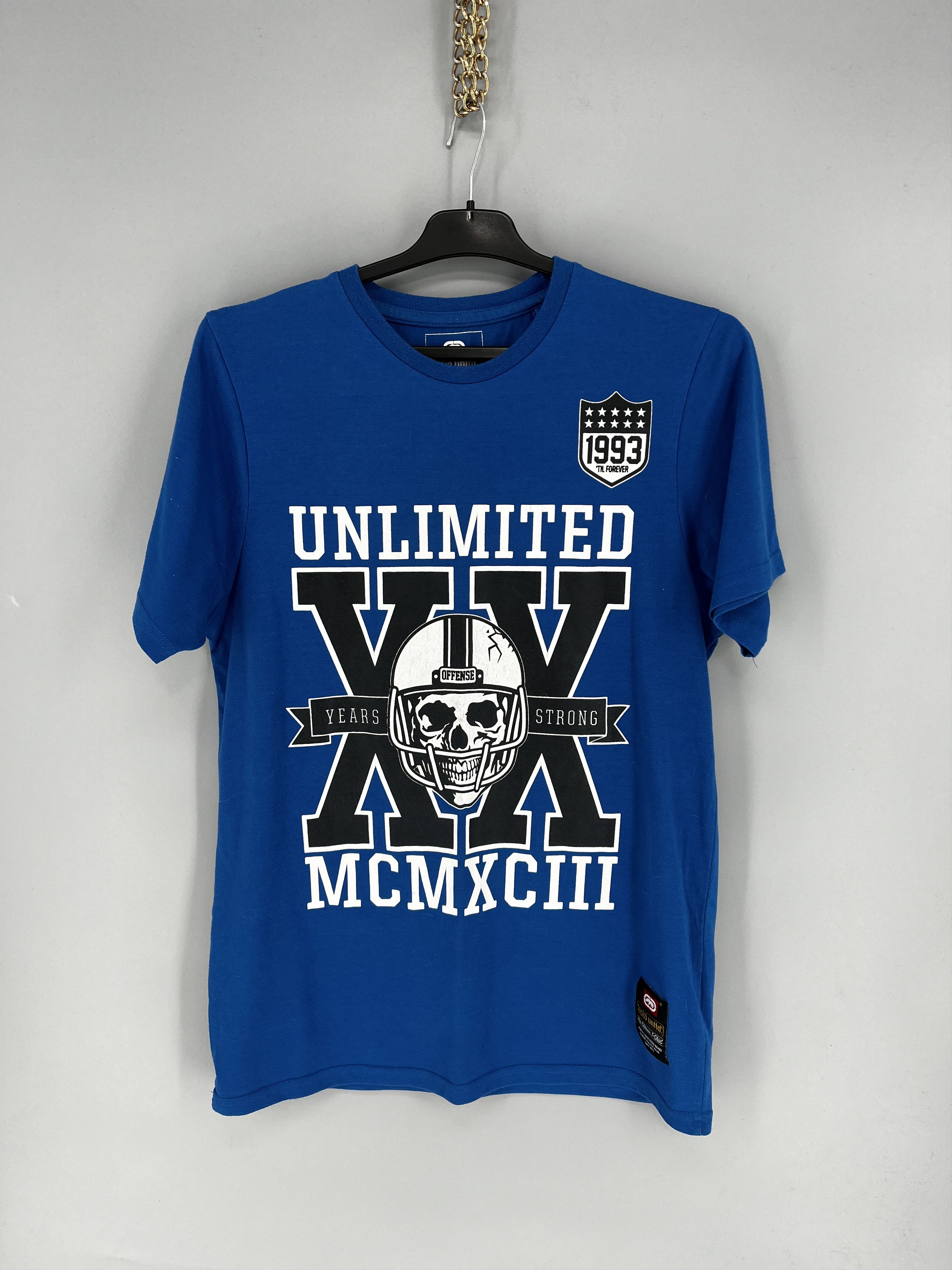Ecko Unltd. Vintage 2000s Y2K Ecko Unlimited Embroidered Graphic T Shirt Size US L / EU 52-54 / 3 - 1 Thumbnail