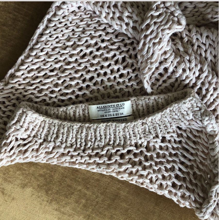 Allsaints Hand Knit Sweater Top Size XS / US 0-2 / IT 36-38 - 3 Thumbnail
