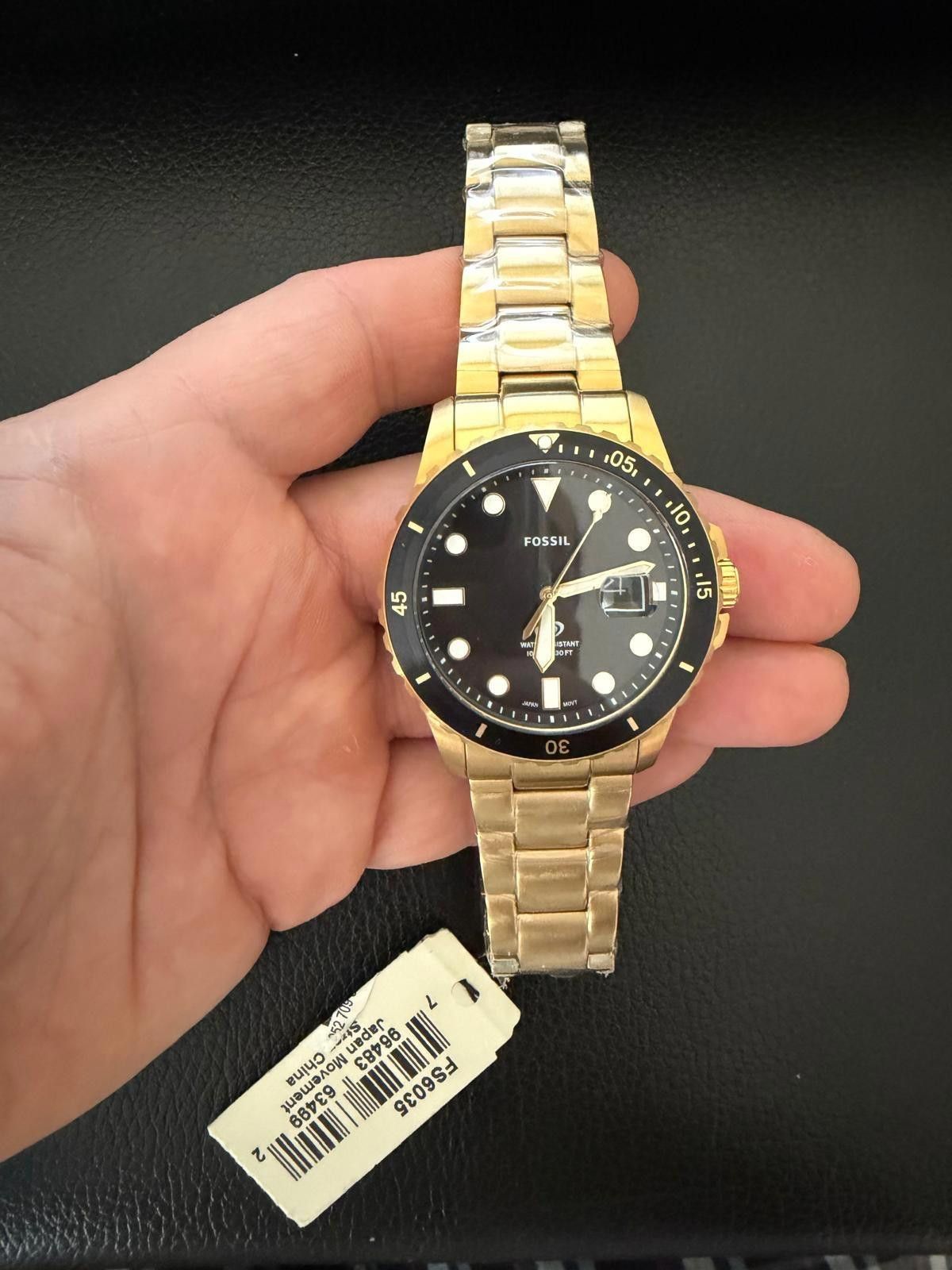 Fossil Fossil Men s Three-Hand Date Gold-Tone Stainless Steel Watch Size ONE SIZE - 6 Thumbnail