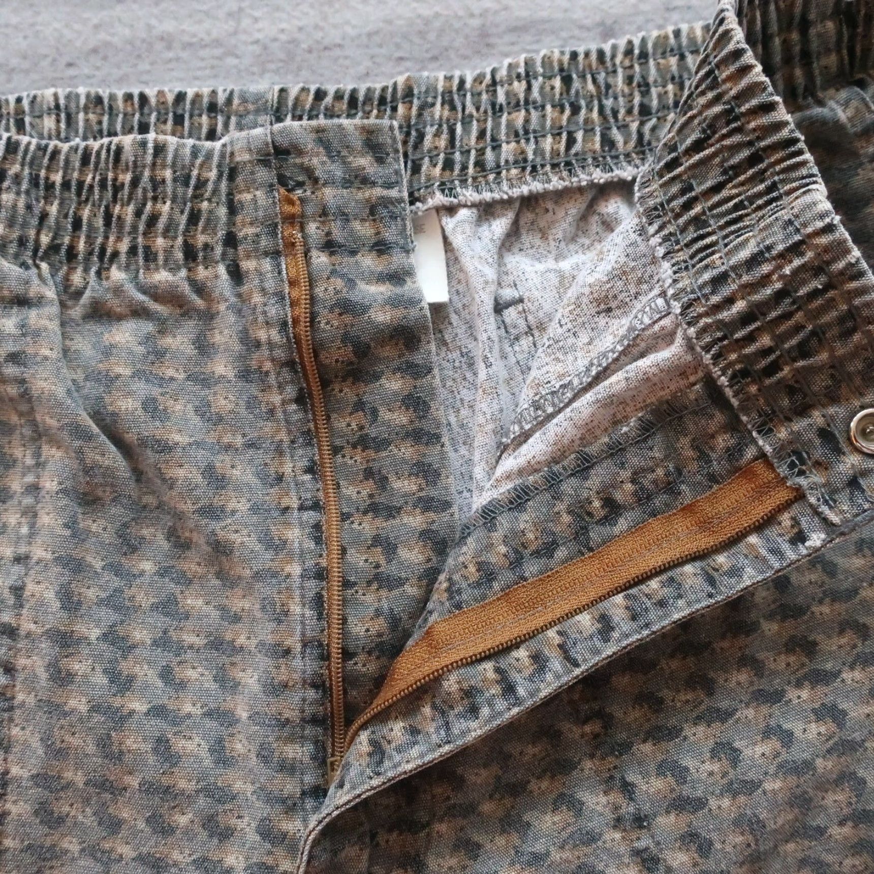 Ocean Pacific VINTAGE Ocean Pacific Shorts Mens Large Grey Brown Surf Swim OP Shirt Size US 33 - 6 Thumbnail
