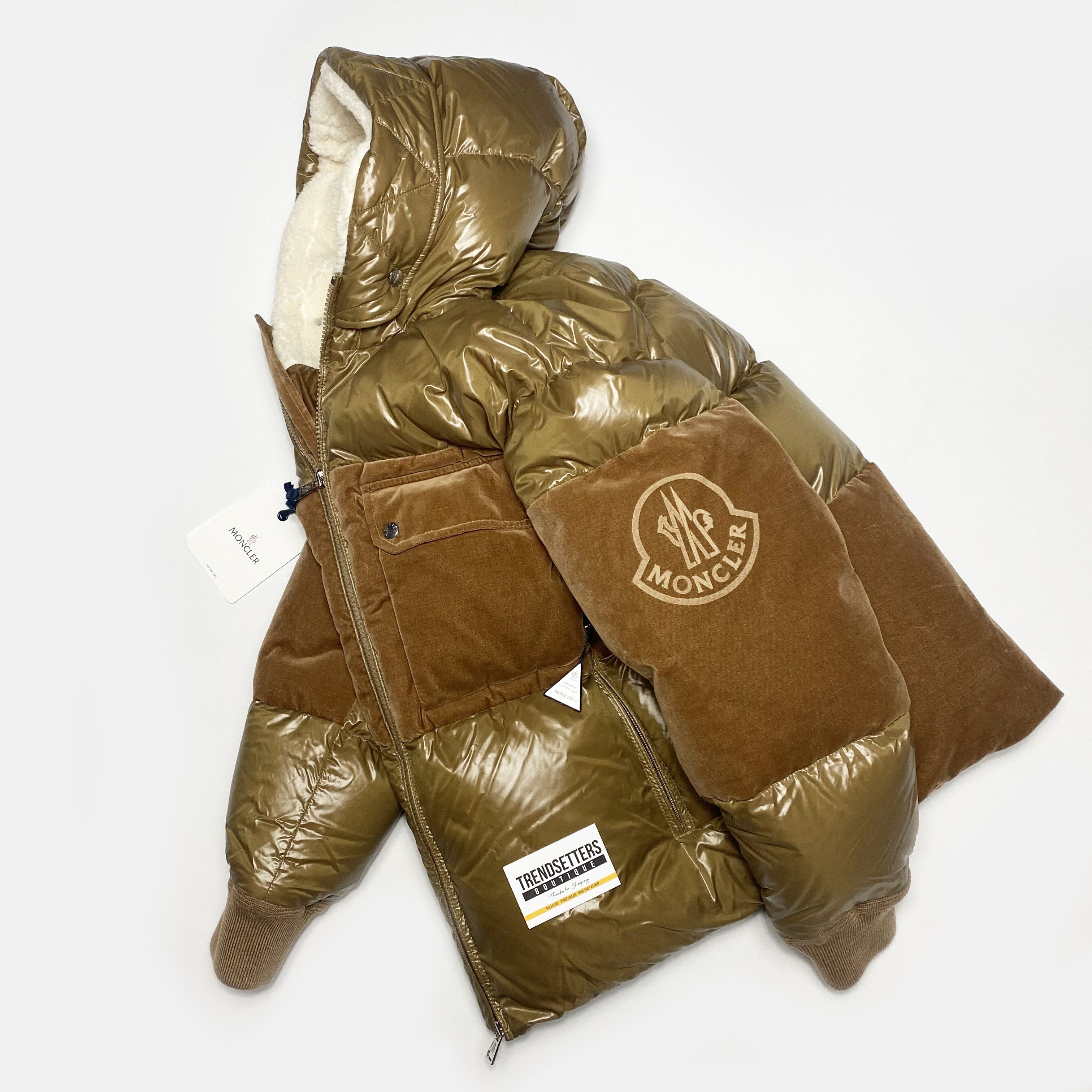 Moncler Moncler shearling Down mens puffer jacket size 3 L M brown Size US L / EU 52-54 / 3 - 2 Thumbnail