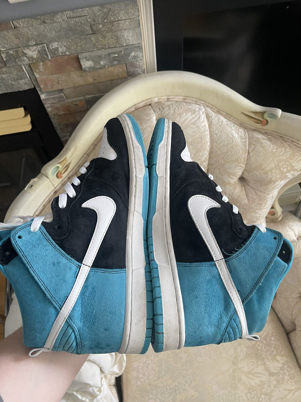 Nike Nike Dunk High Send Help 2006 - Size 10 Size US 10 / EU 43 - 4 Thumbnail