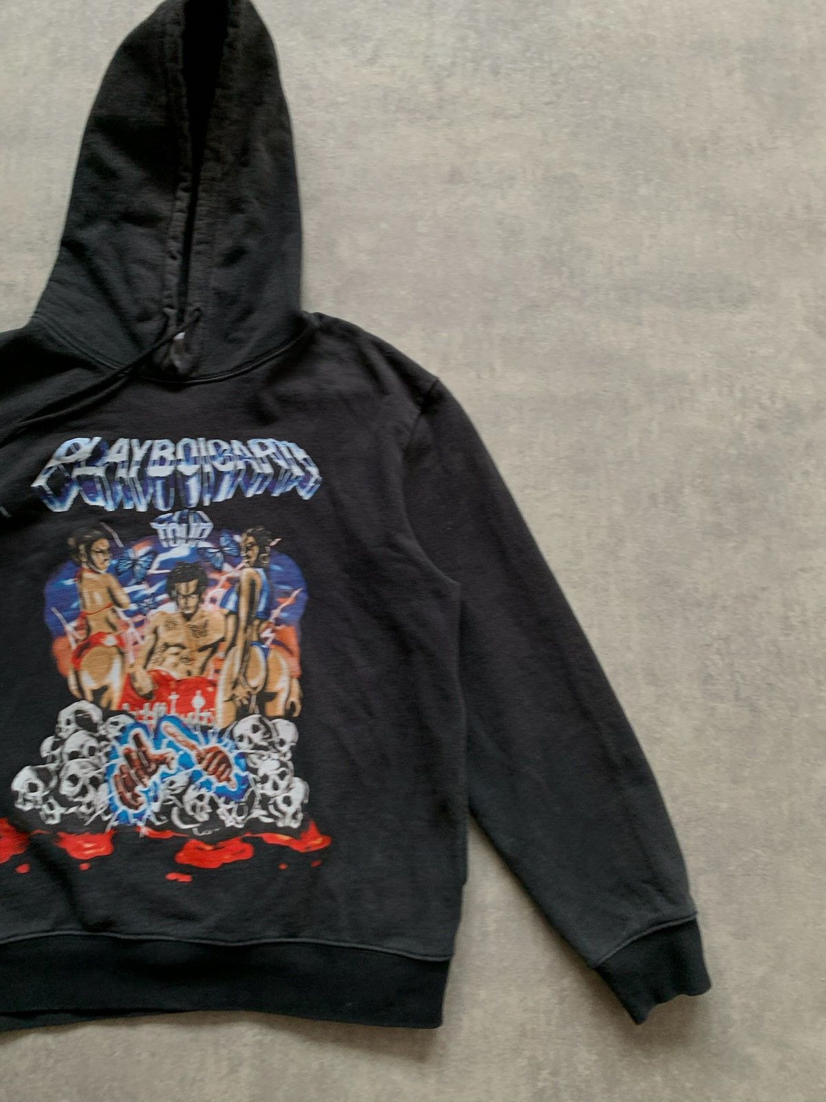 Playboi Carti × Vintage Playboi carti skull girls money hoodie black world tour Size US M / EU 48-50 / 2 - 2 Thumbnail