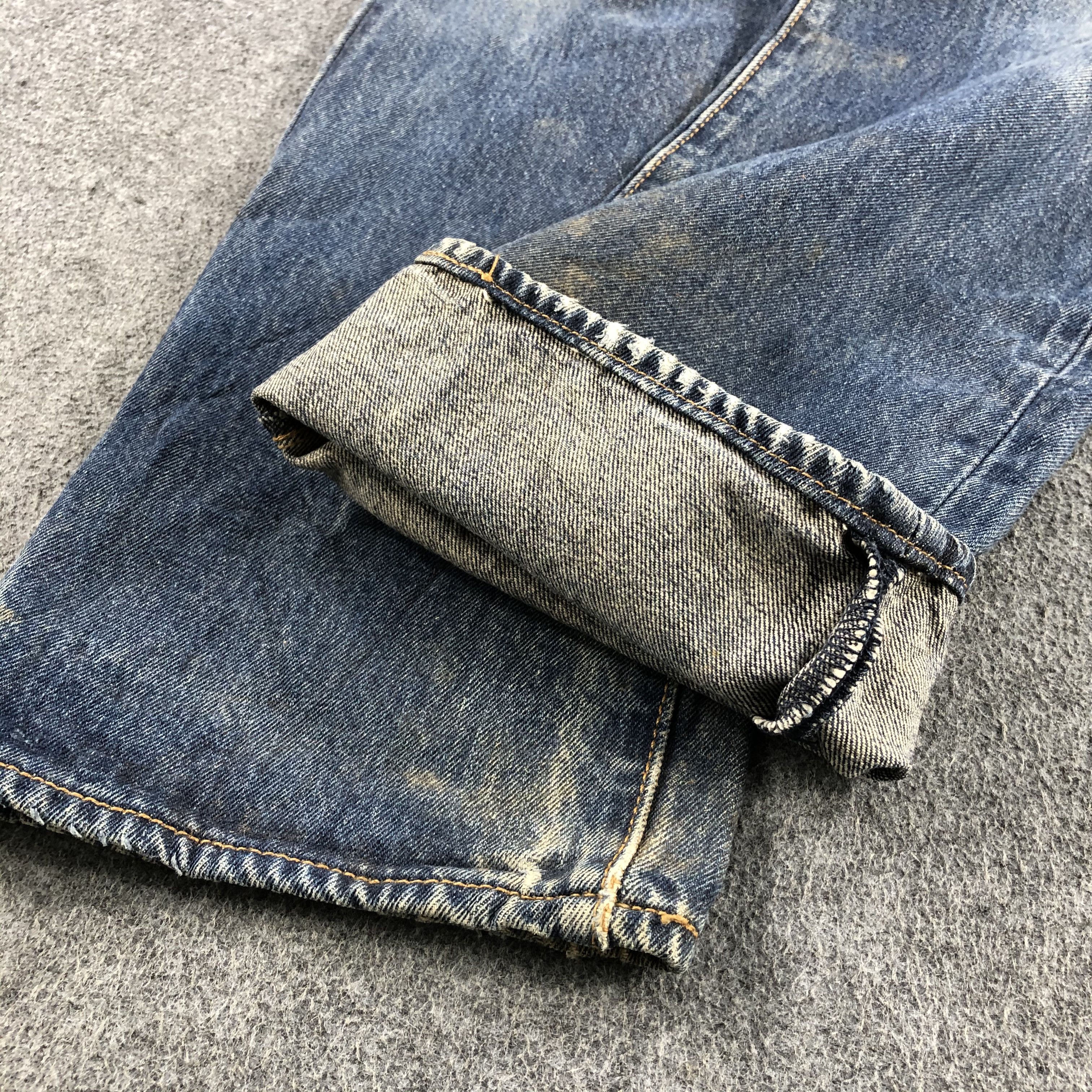 Levi's Vintage Blue Wash Levis 501 Jeans-J2066 Size US 36 / EU 52 - 7 Thumbnail