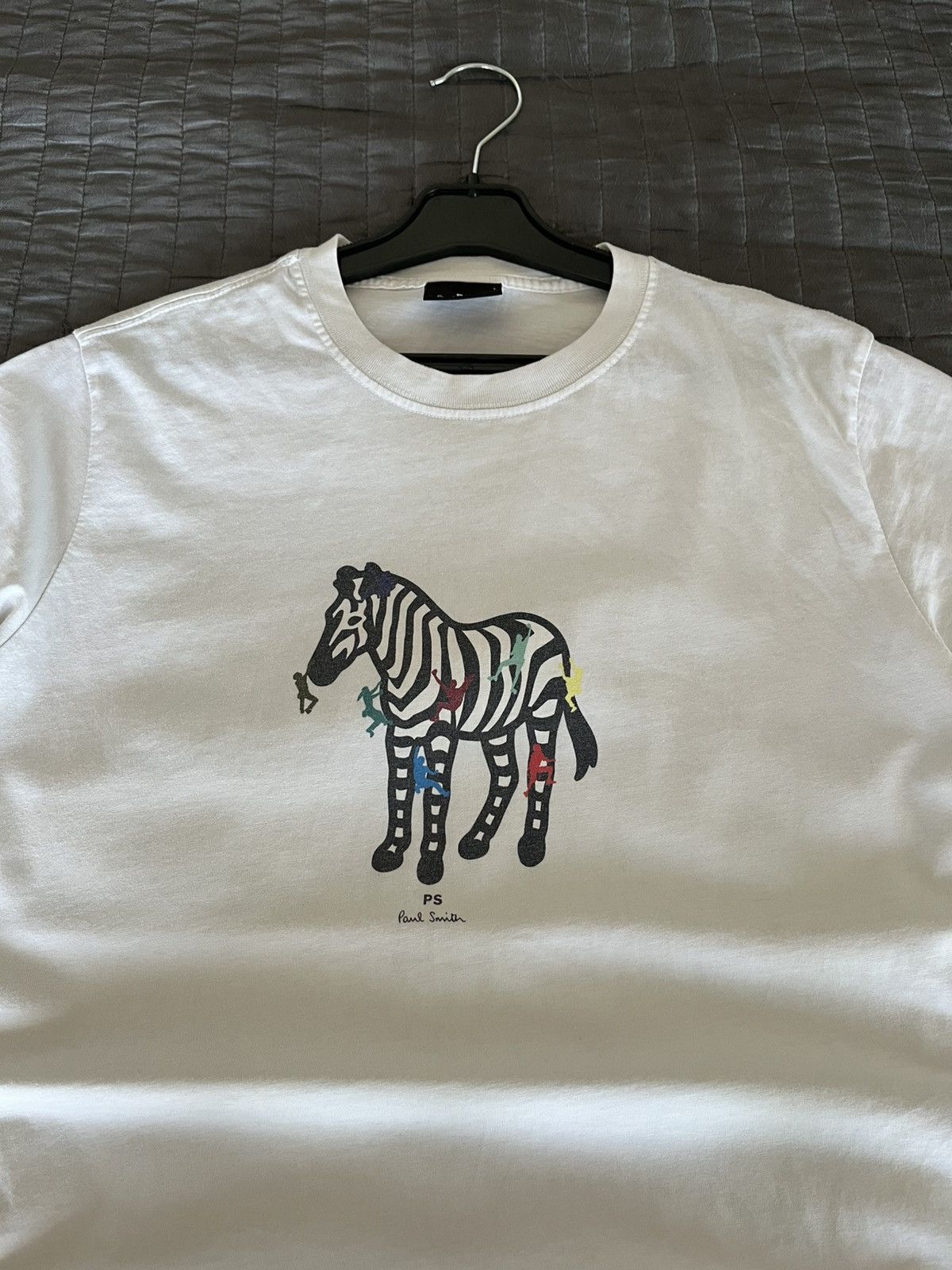 Designer × Paul Smith Paul Smith PS Zebra Logo White T-Shirt Men’s L Size US M / EU 48-50 / 2 - 2 Thumbnail