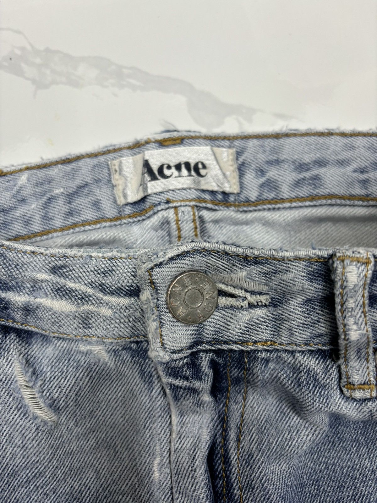 Acne Studios 🔥ACNE BLUE WASHED DENIM JEANS Size 30" / US 8 / IT 44 - 8 Thumbnail