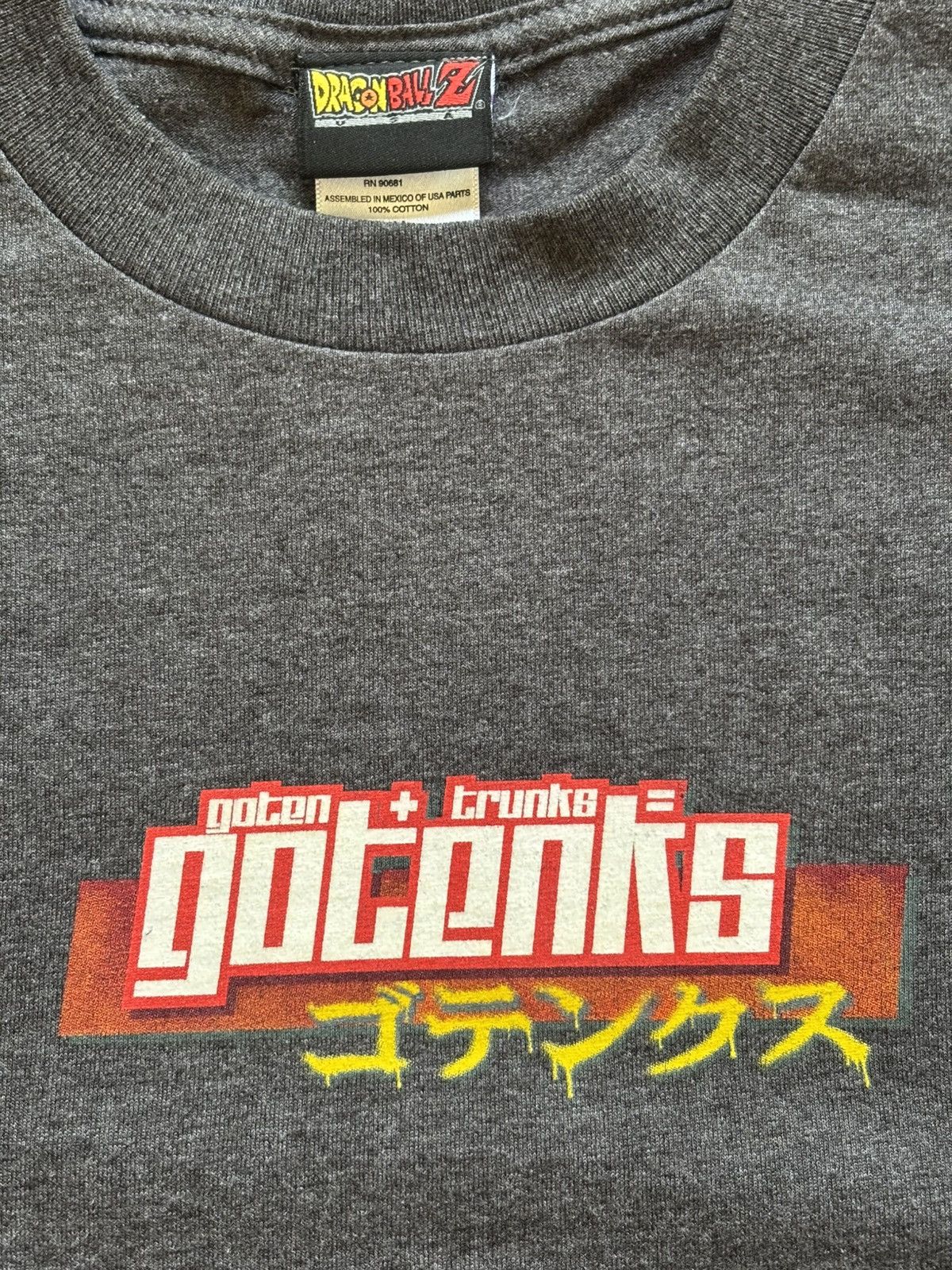 Anime 2003 vintage Dragon ball DBZ gotenks fusion anime cartoon Size US M / EU 48-50 / 2 - 4 Thumbnail