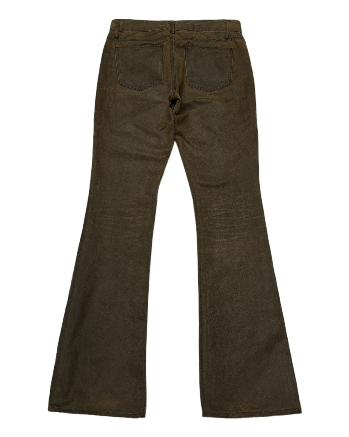 Le Grande Bleu (L.G.B.) 🔥ET BOITE BLUE WAY COWHIDE FLARED BOOTCUT PANTS Size US 28 / EU 44 - 2 Thumbnail