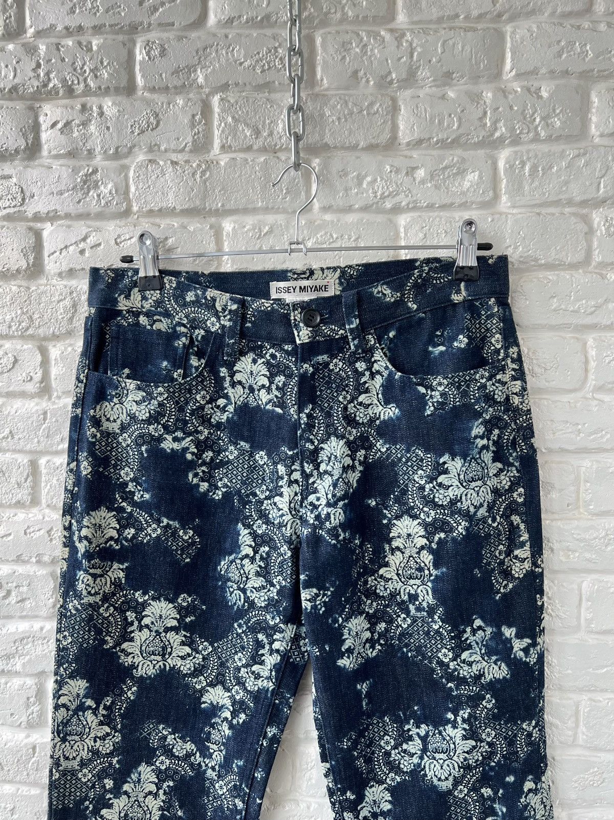 Issey Miyake Issey Miyake Paisley Printed Unisex Jeans Japan Size Wmn 3 Size 33" - 2 Thumbnail