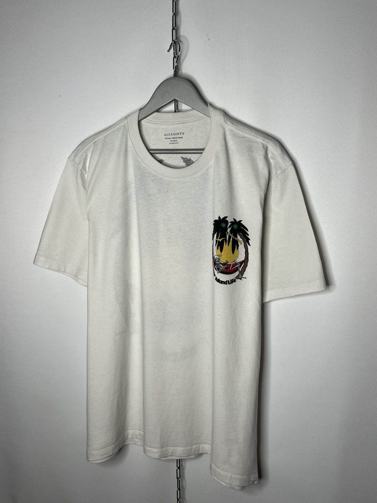Allsaints AllSaints Island Life Art Tee Big Logo T-Shirt Tee Rare Size US XXL / EU 58 / 5 - 3 Thumbnail