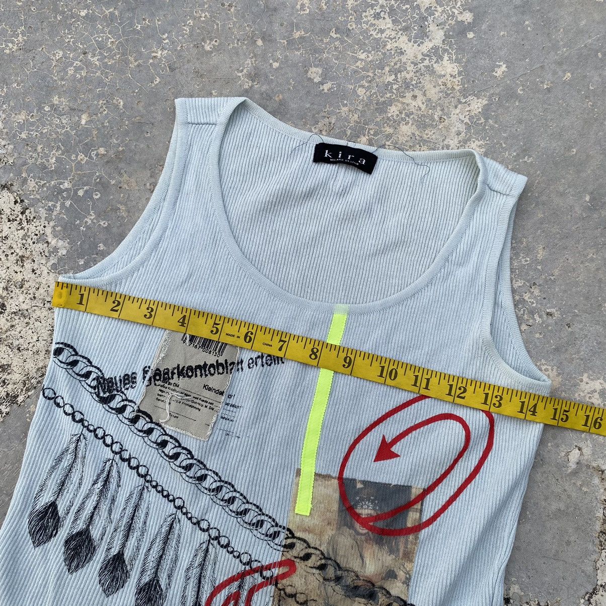 Japanese Brand Y2K kira milano design crop singlet tee Size US XS / EU 42 / 0 - 12 Thumbnail