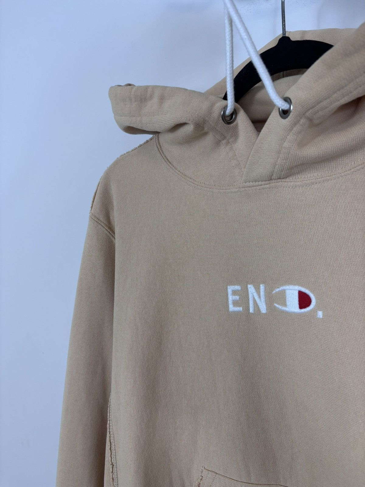 Champion Champion x END Reverse Weave Warm Up Ivory Peach Hoodie Size US S / EU 44-46 / 1 - 5 Thumbnail