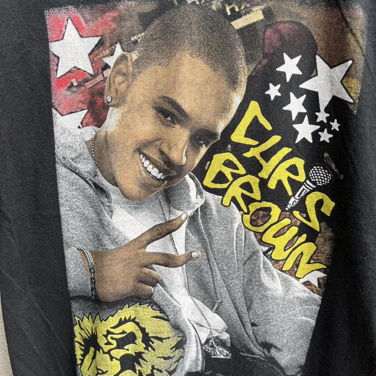 Rap Tees Vintage CHRIS BROWN rap tee hip hop Size US L / EU 52-54 / 3 - 3 Thumbnail