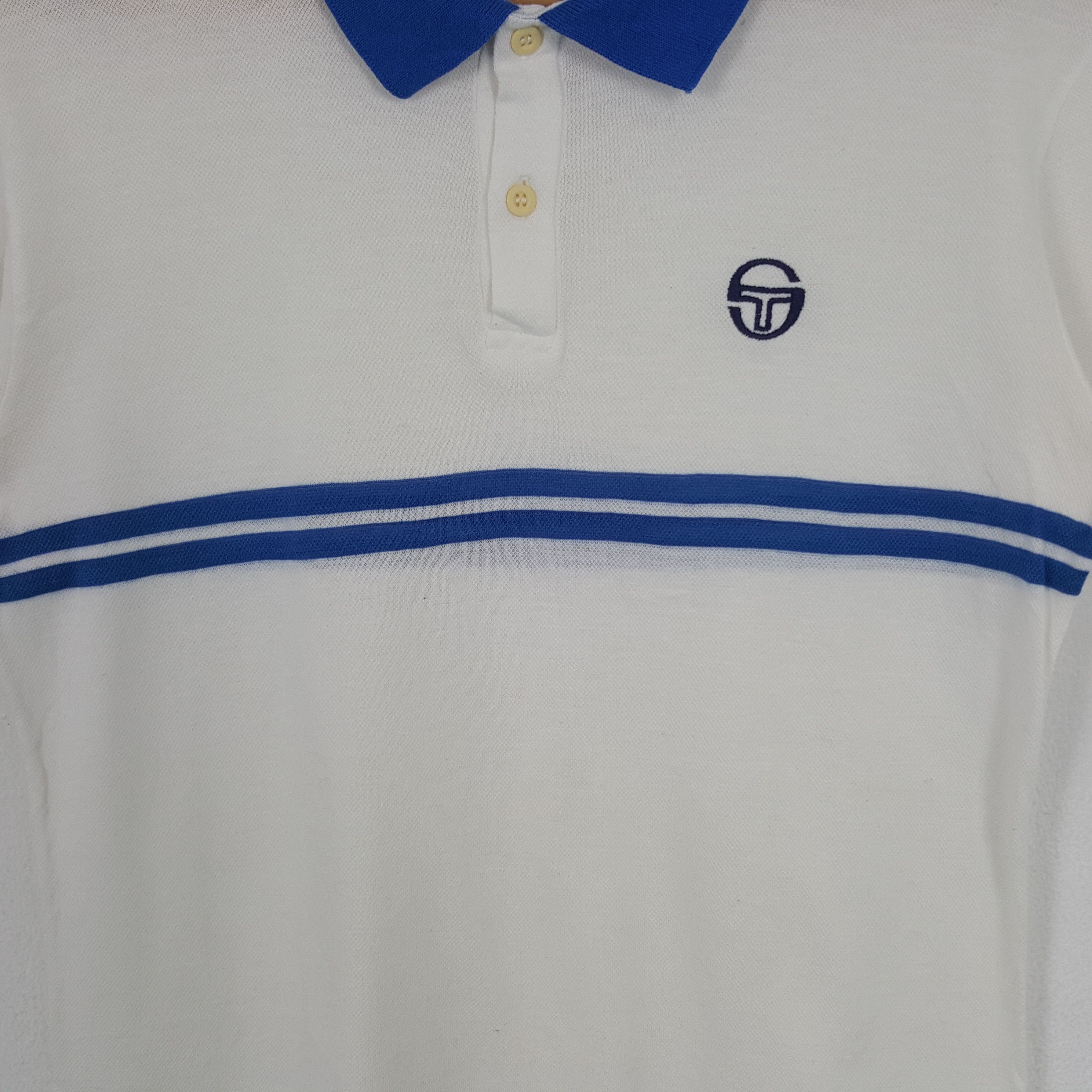 Sergio Tacchini × Vintage Vintage Sergio Tacchini Italian Sports Style Polos Size US M / EU 48-50 / 2 - 2 Thumbnail