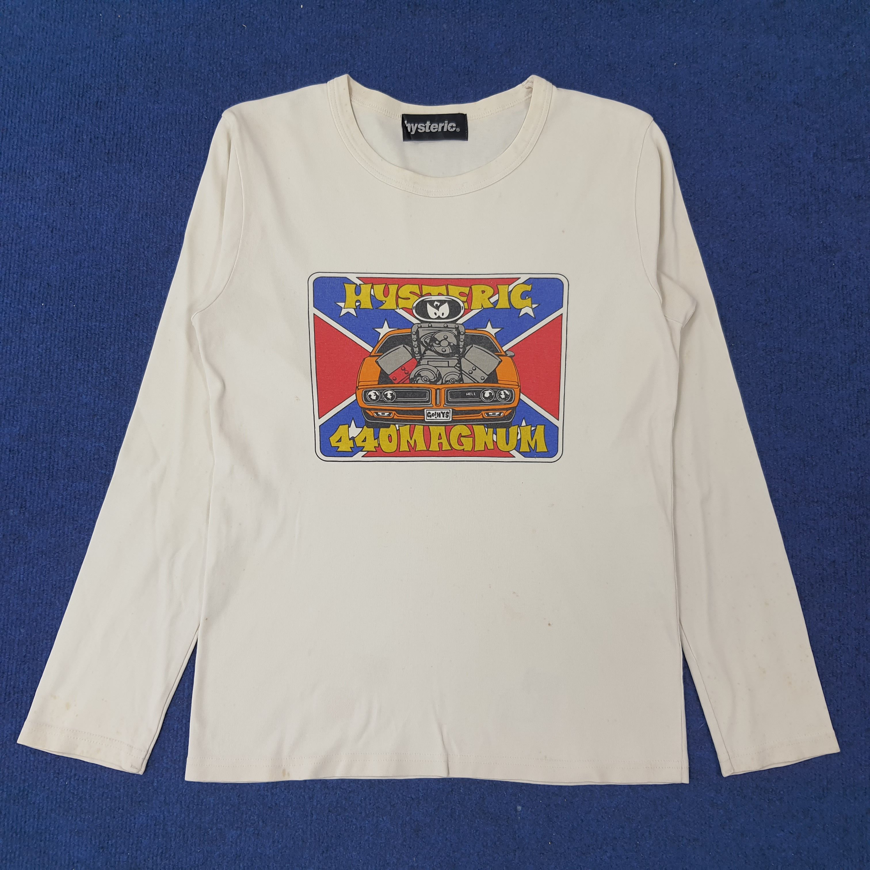 Hysteric Glamour × Japanese Brand × Vintage Vintage Hysteric Glamour Hysteric 440 Magnum Tshirt C219N42 Size US S / EU 44-46 / 1 - 1 Thumbnail