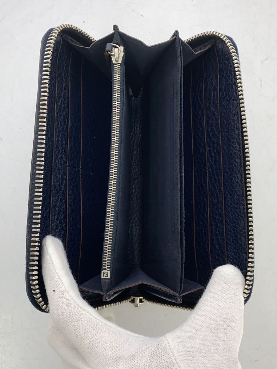 Fendi Fendi Leather Long Wallet Navy Size ONE SIZE - 4 Thumbnail