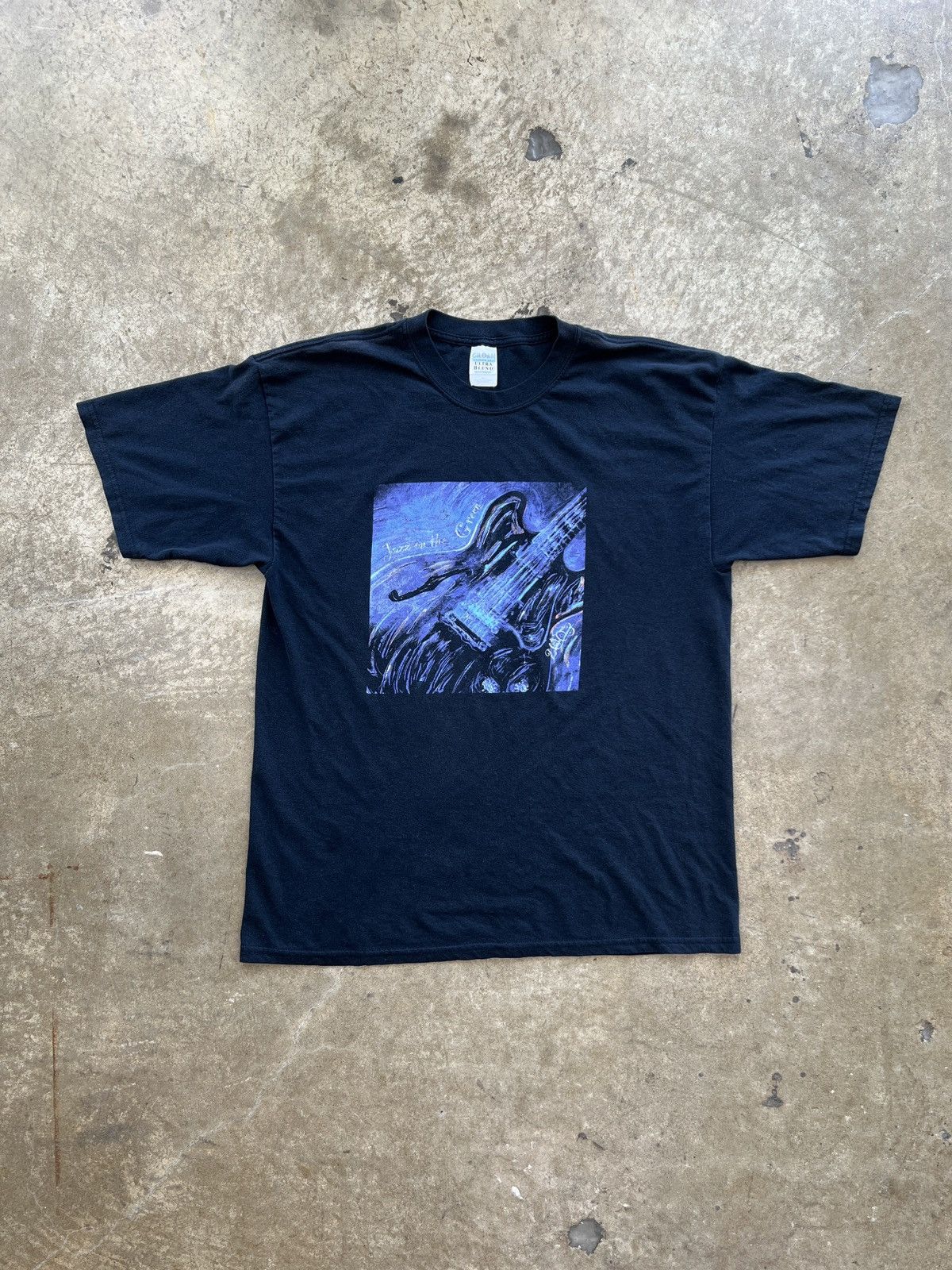 Vintage Vintage Y2k 2003 Jazz on Green Guitar Festival Tee XL Size US XL / EU 56 / 4 - 2 Thumbnail