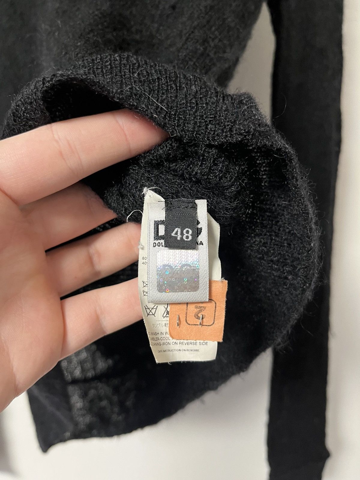 Dolce & Gabbana × Vintage Vintage Dolce Gabbana Mohair Avant-garde Sweater Size S / US 4 / IT 40 - 8 Thumbnail