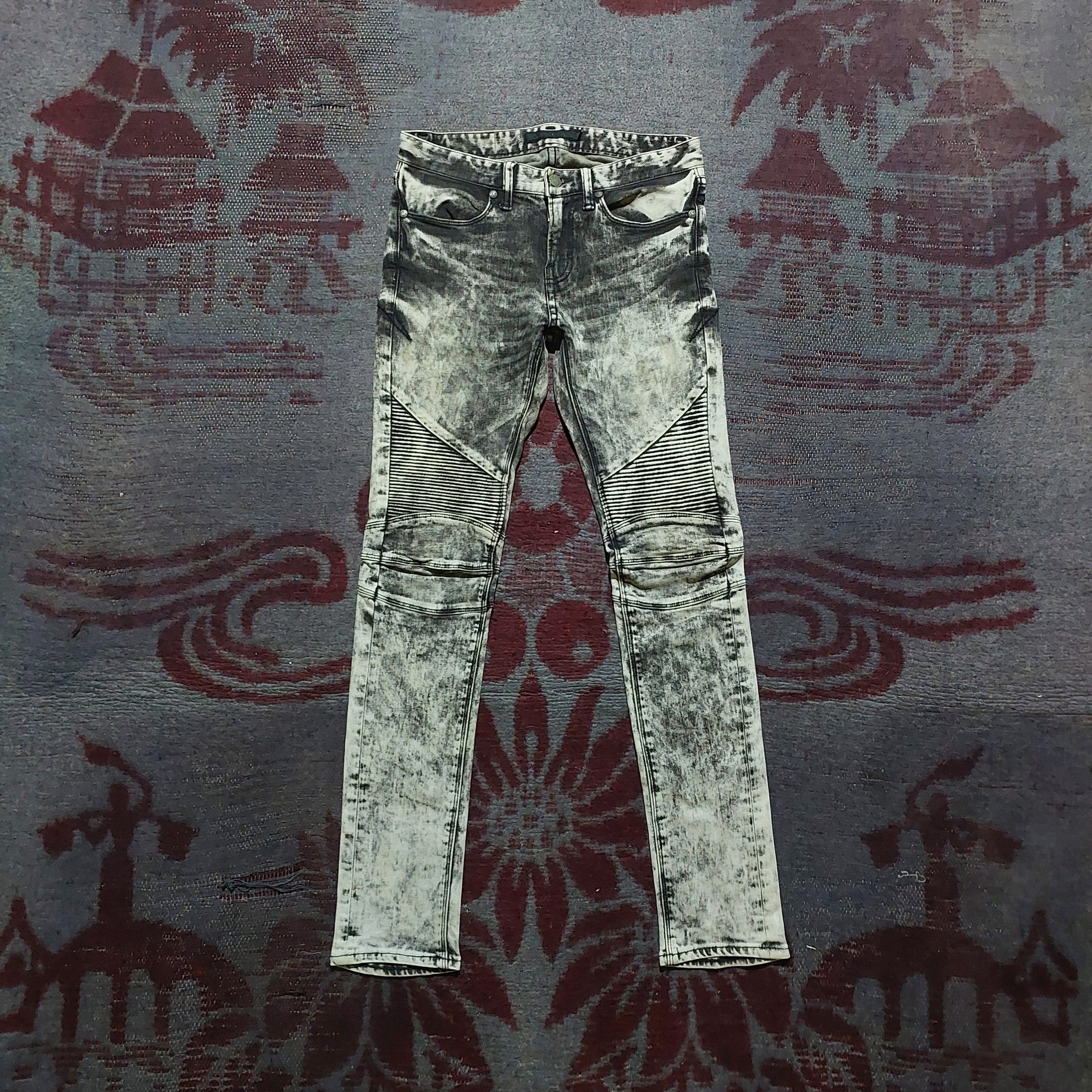 GOSTAR DE FUGA FUGA japanese acid biker jeans Size US 29 - 1 Thumbnail