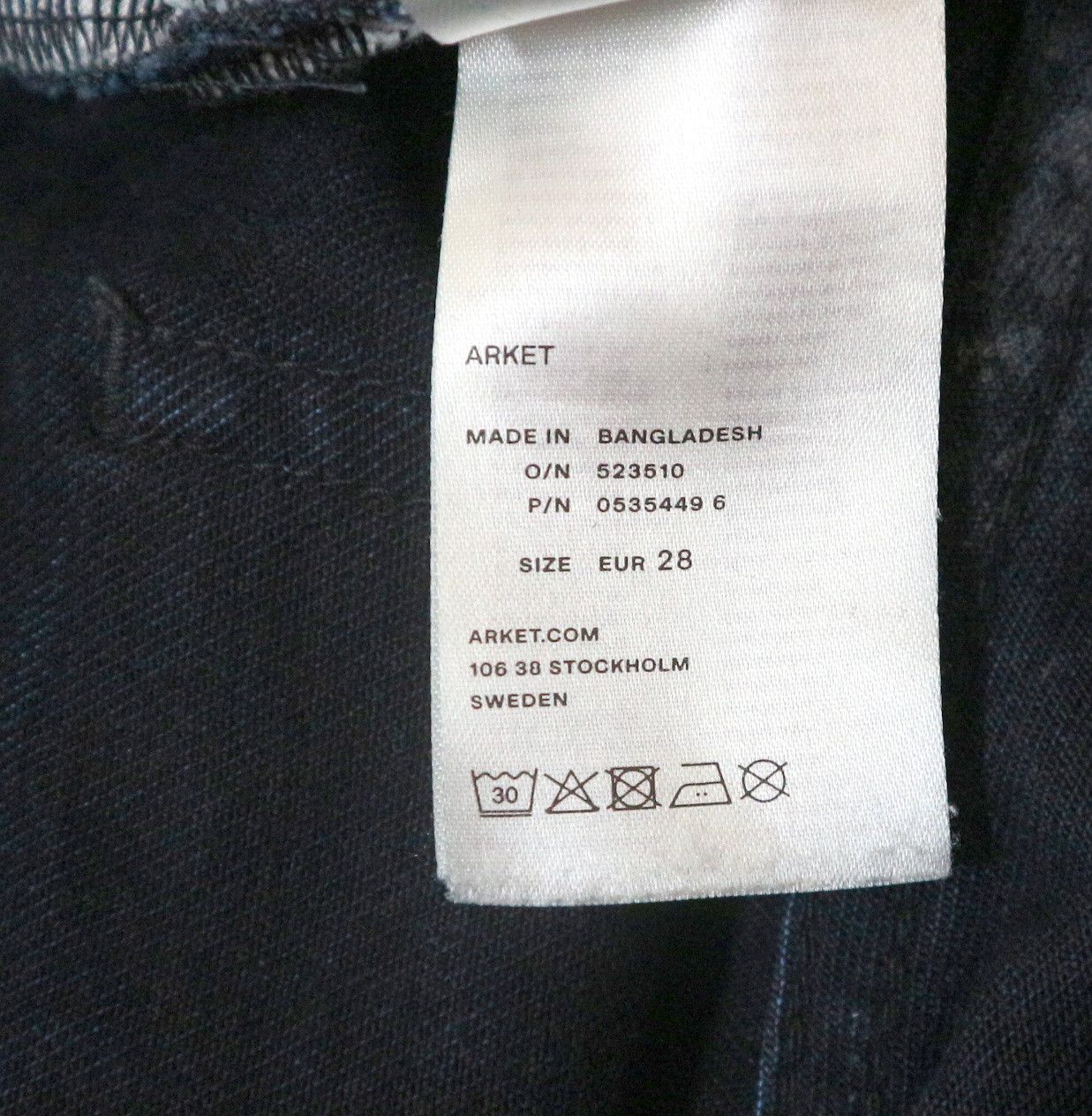 Arket Arket jeans W28 L32 Selvedge Denim Size 28" / US 6 / IT 42 - 10 Thumbnail