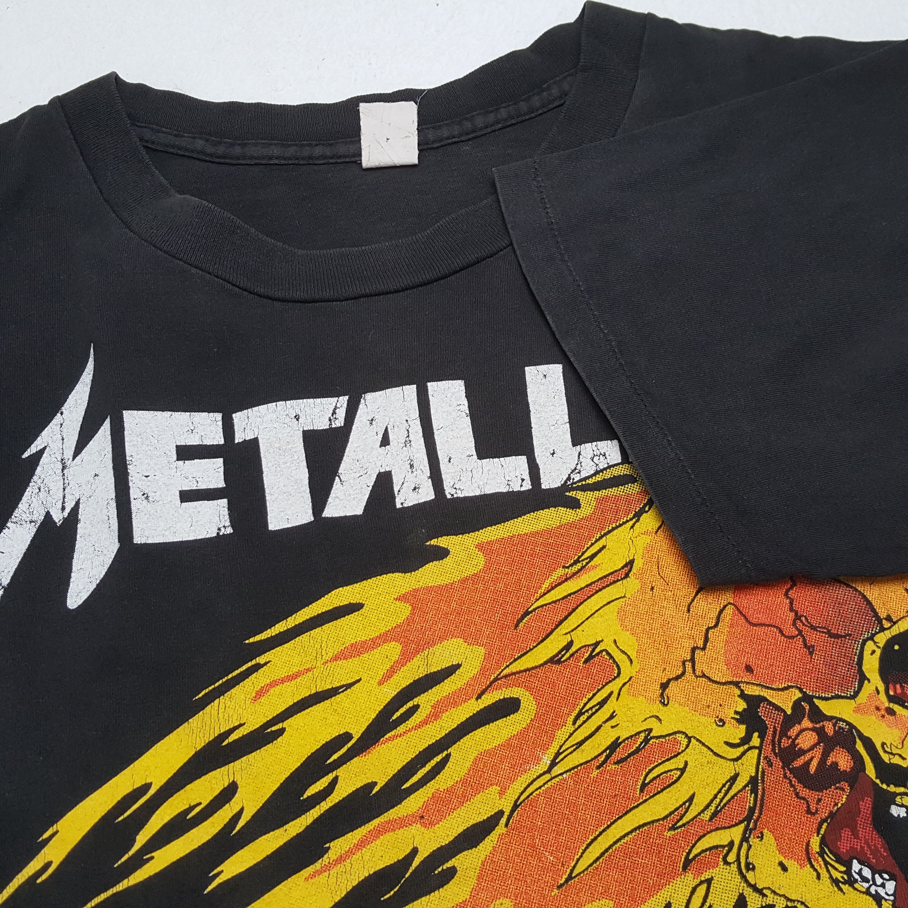 Band Tees × Metallica × Vintage METALLICA Rock Band Music Vintage Tshirt Size US XXL / EU 58 / 5 - 7 Thumbnail
