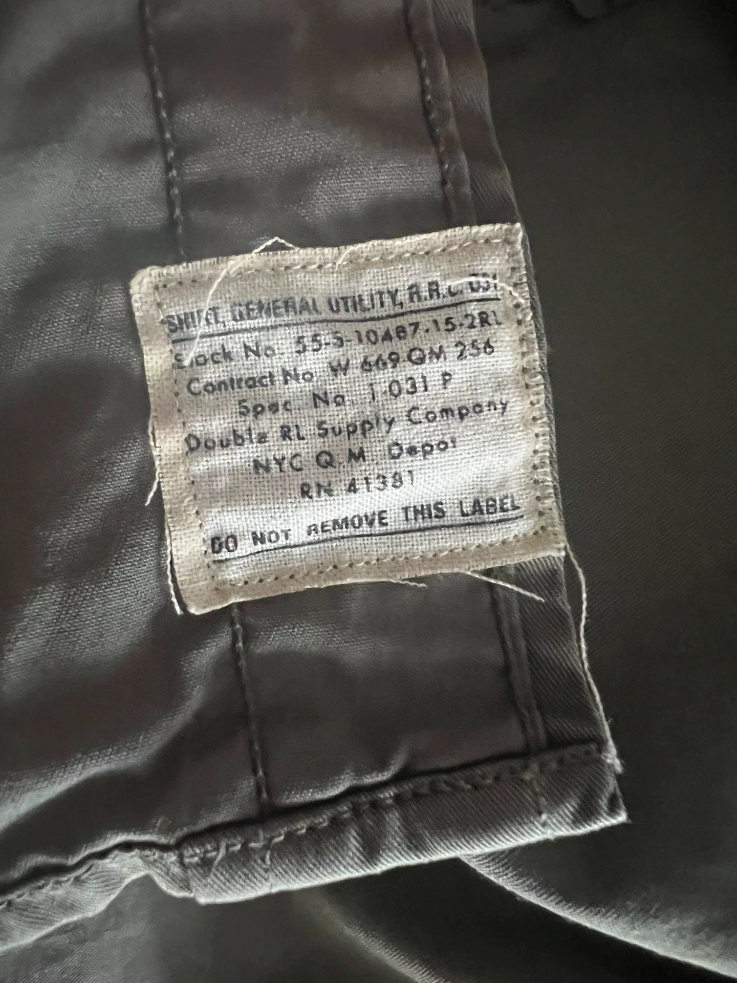 RRL Ralph Lauren RRL Double RL Military SS Shirt M Near New Size US M / EU 48-50 / 2 - 4 Thumbnail