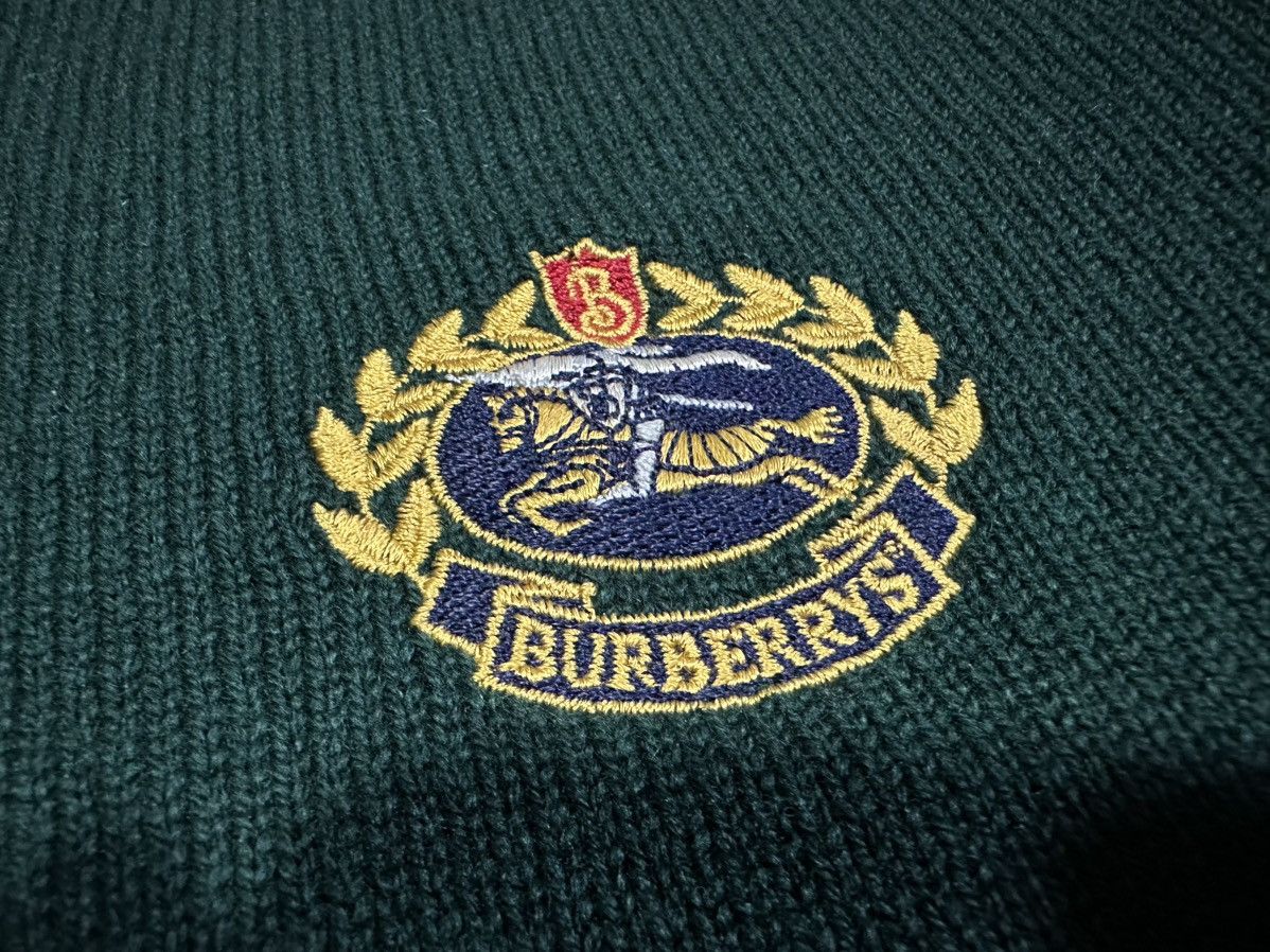 Burberry × Vintage 🔥Vintage Burberrys Lambswool Sweater Forest Green Size US XL / EU 56 / 4 - 7 Thumbnail