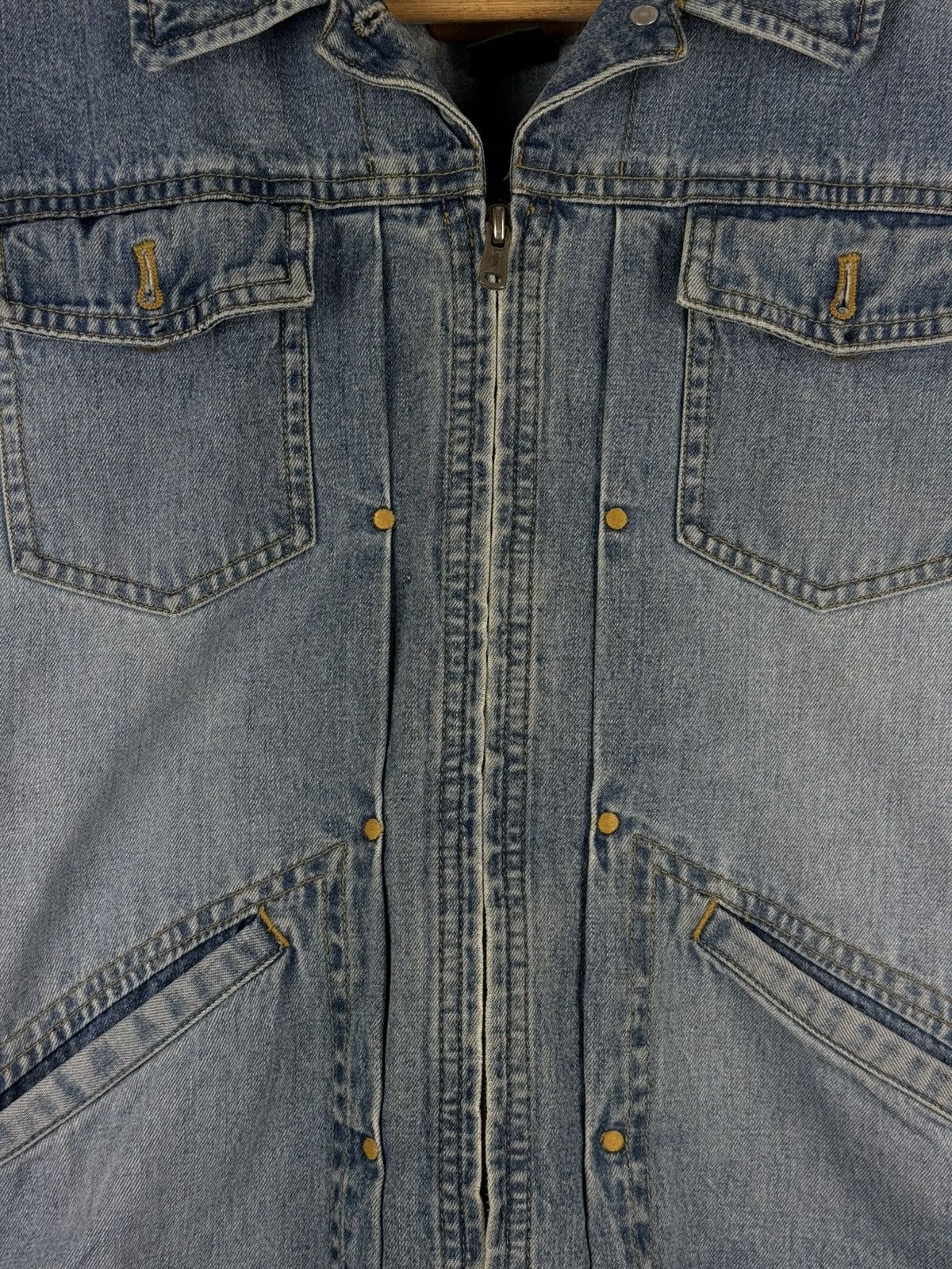 Ralph Lauren Ralph Lauren Jeans Co Vintage Denim Full Zip Western Jacket Size L / US 10 / IT 46 - 9 Thumbnail