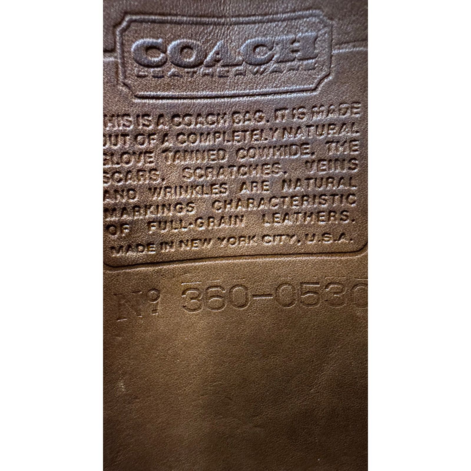 Coach RARE VELVET Coach Vintage Washed Aniline Leather Crossbody Size ONE SIZE - 2 Thumbnail