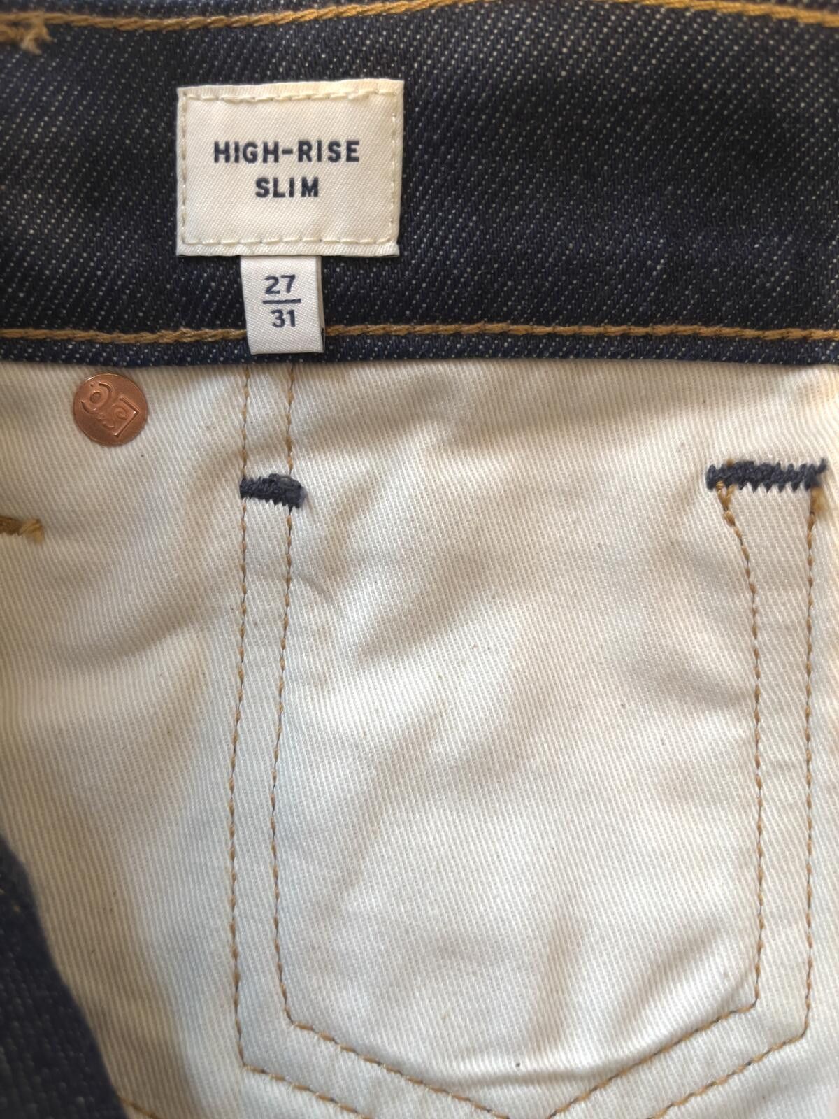 Levi's Levi's Japanese Selvedge High Rise Slim Jeans 27x31 NWT $248 Size 27" / US 4 / IT 40 - 5 Thumbnail